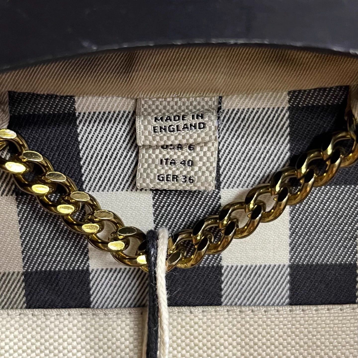 Burberry Burberry Khaki Trench Square Logo Women's 8 Size XS / US 0-2 / IT 36-38 - 6 Thumbnail