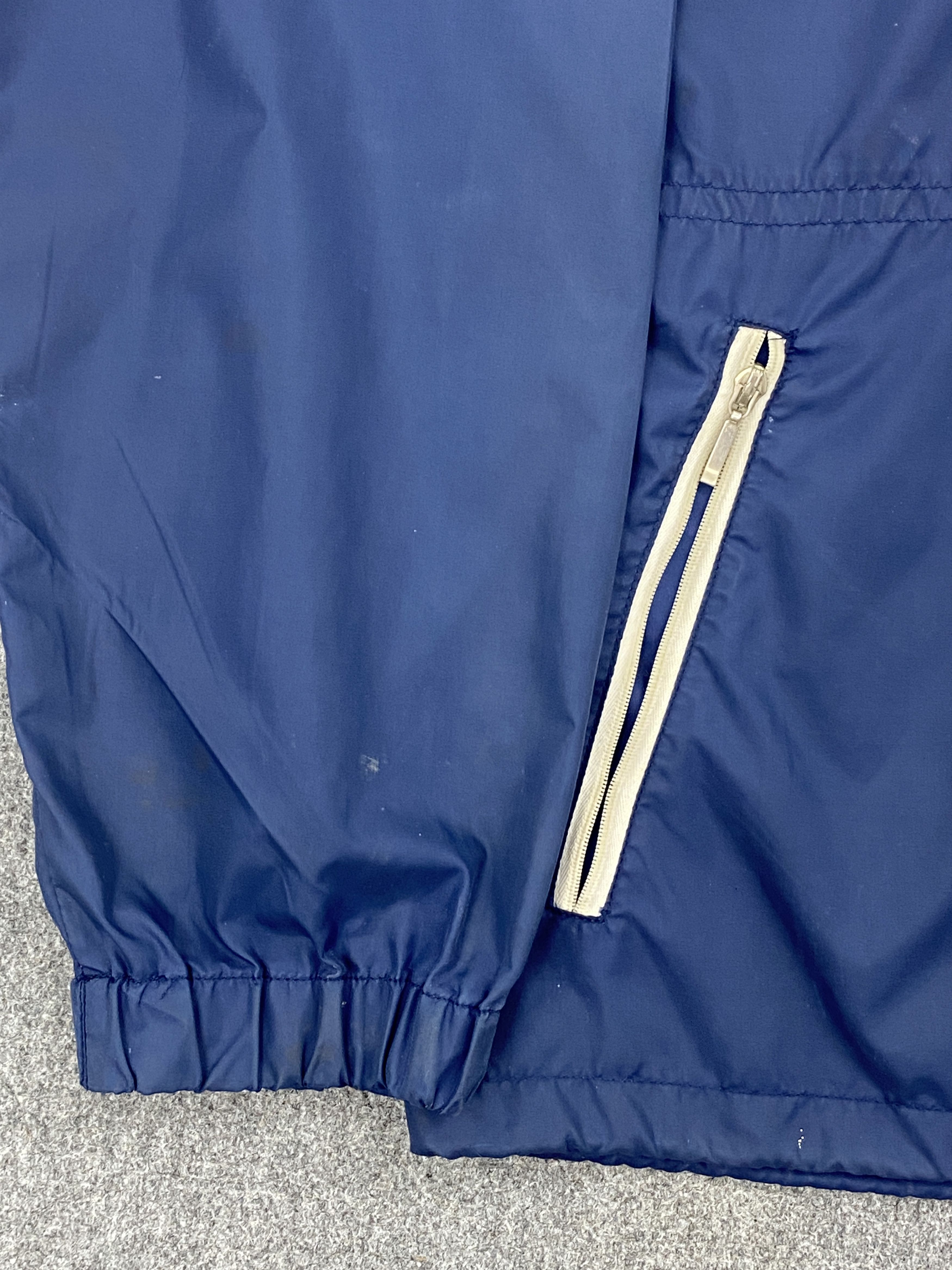 Adidas 70s Vintage Adidas Windbreaker Nylon Zipper Hoodie Jacket Size US M / EU 48-50 / 2 - 7 Thumbnail