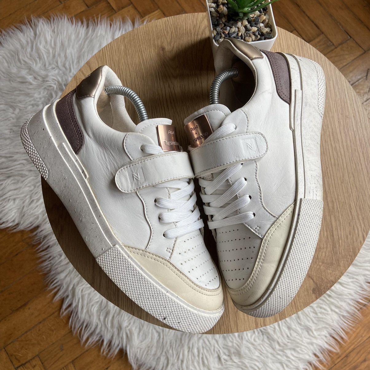 ASH ASH x Nespresso Low Top Y2K Leather Sneakers Size US 9 / IT 39 - 6 Thumbnail