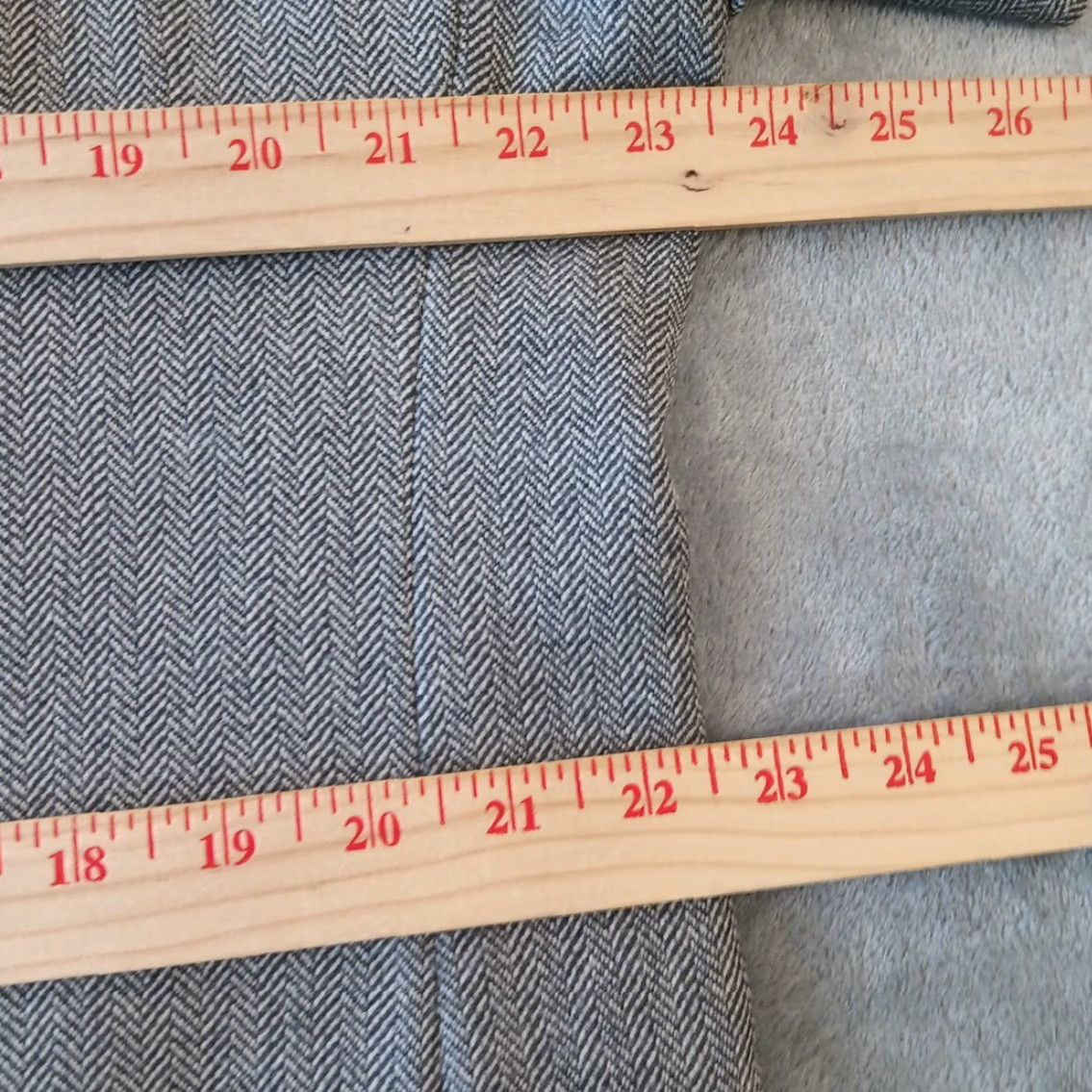 Jos. A. Bank Jos A Bank Blazer Mens 46 Long Gray Herringbone Wool Two Button Single Vent Vintage No Size 46R - 7 Thumbnail