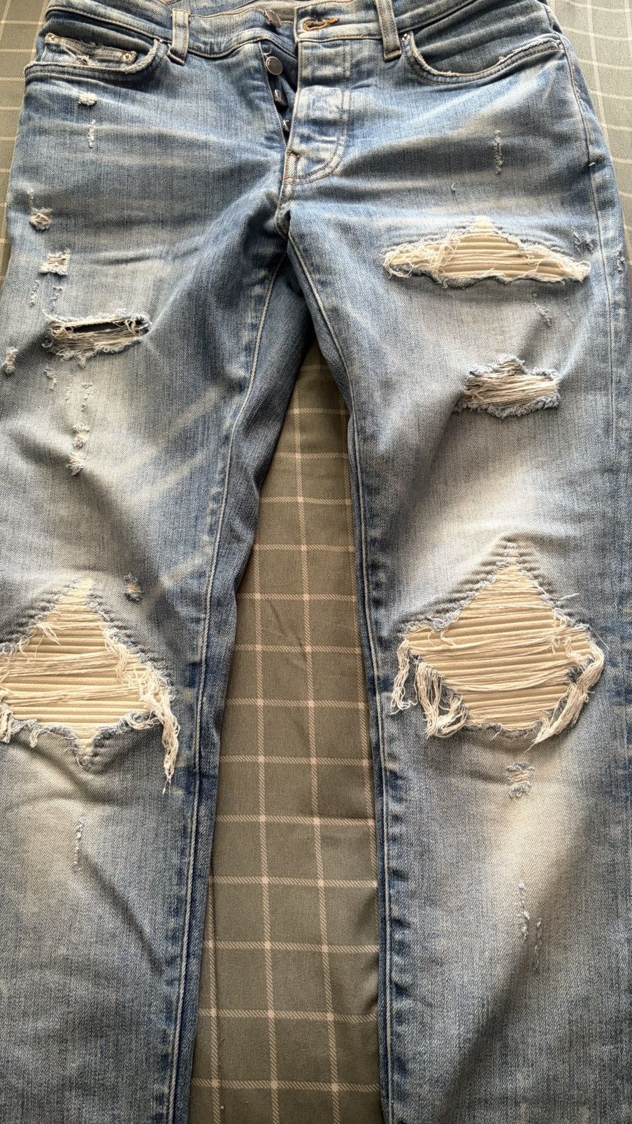 Other MX1 Ultra suede-patches skinny jeans Amiri Jeans Size US 30 / EU 46 - 1 Thumbnail