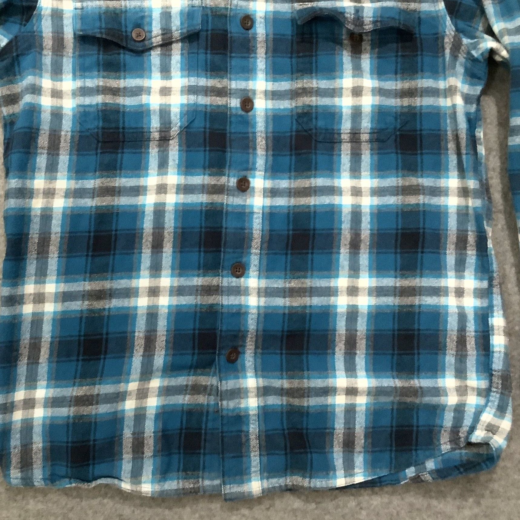 Vintage Red Head Brand Co. Flannel Shirt Mens Small Blue Plaid Button-Up Front Pockets Shirt Size US S / EU 44-46 / 1 - 2 Thumbnail