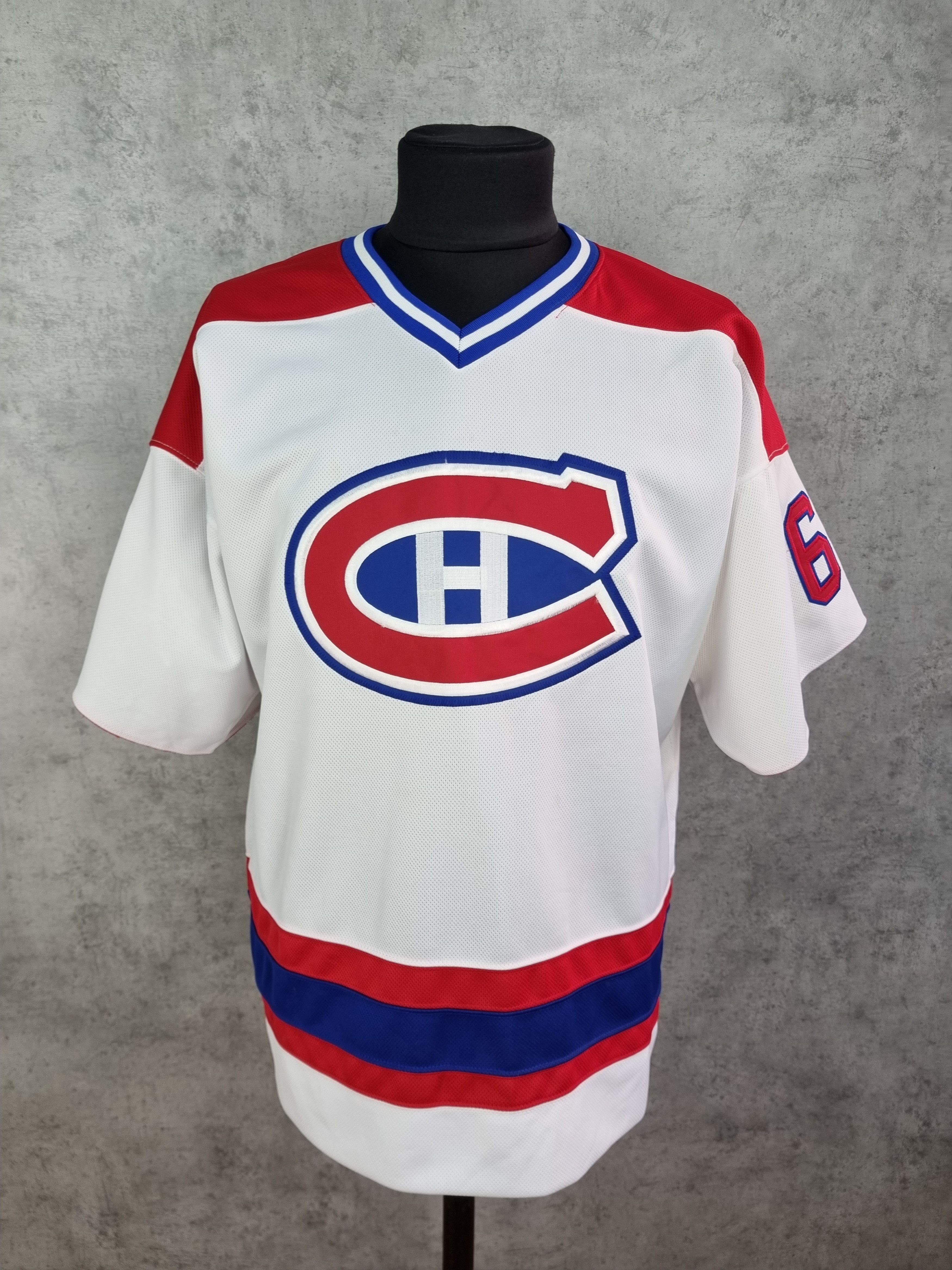 NHL × Vintage NHL CCM THEODORE RUGBY Air Knit Vintage Jersey Size US L / EU 52-54 / 3 - 2 Thumbnail