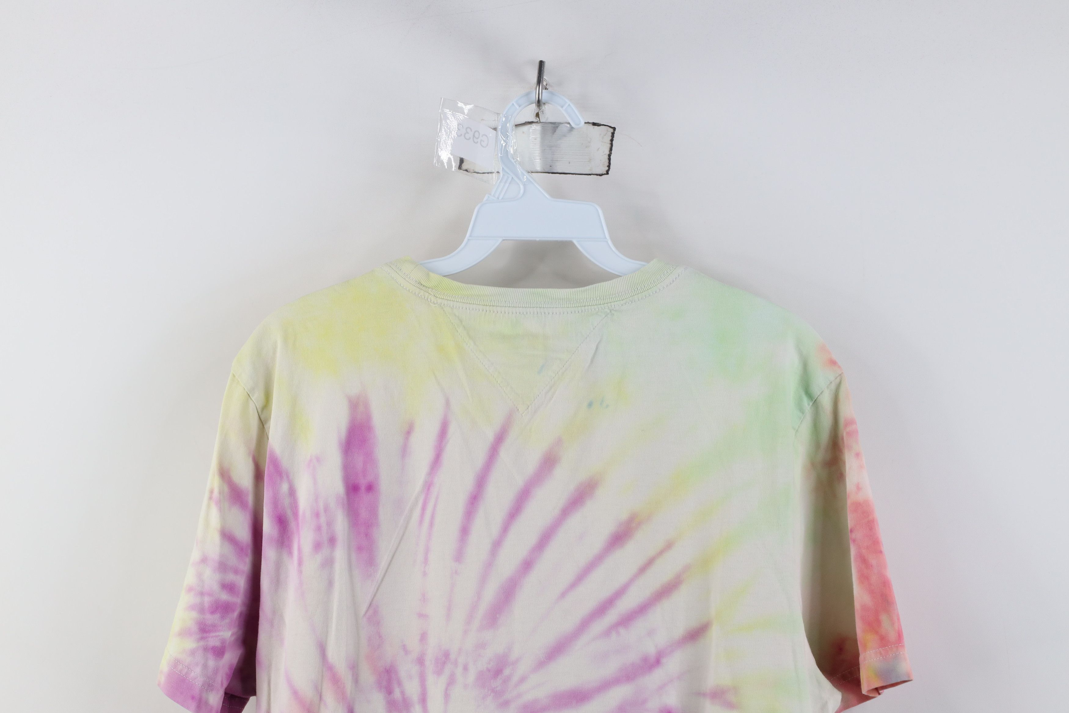 Tommy Hilfiger Vintage Y2K Tommy Hilfiger Rainbow Tie Dye Pocket T-Shirt Size US M / EU 48-50 / 2 - 15 Thumbnail
