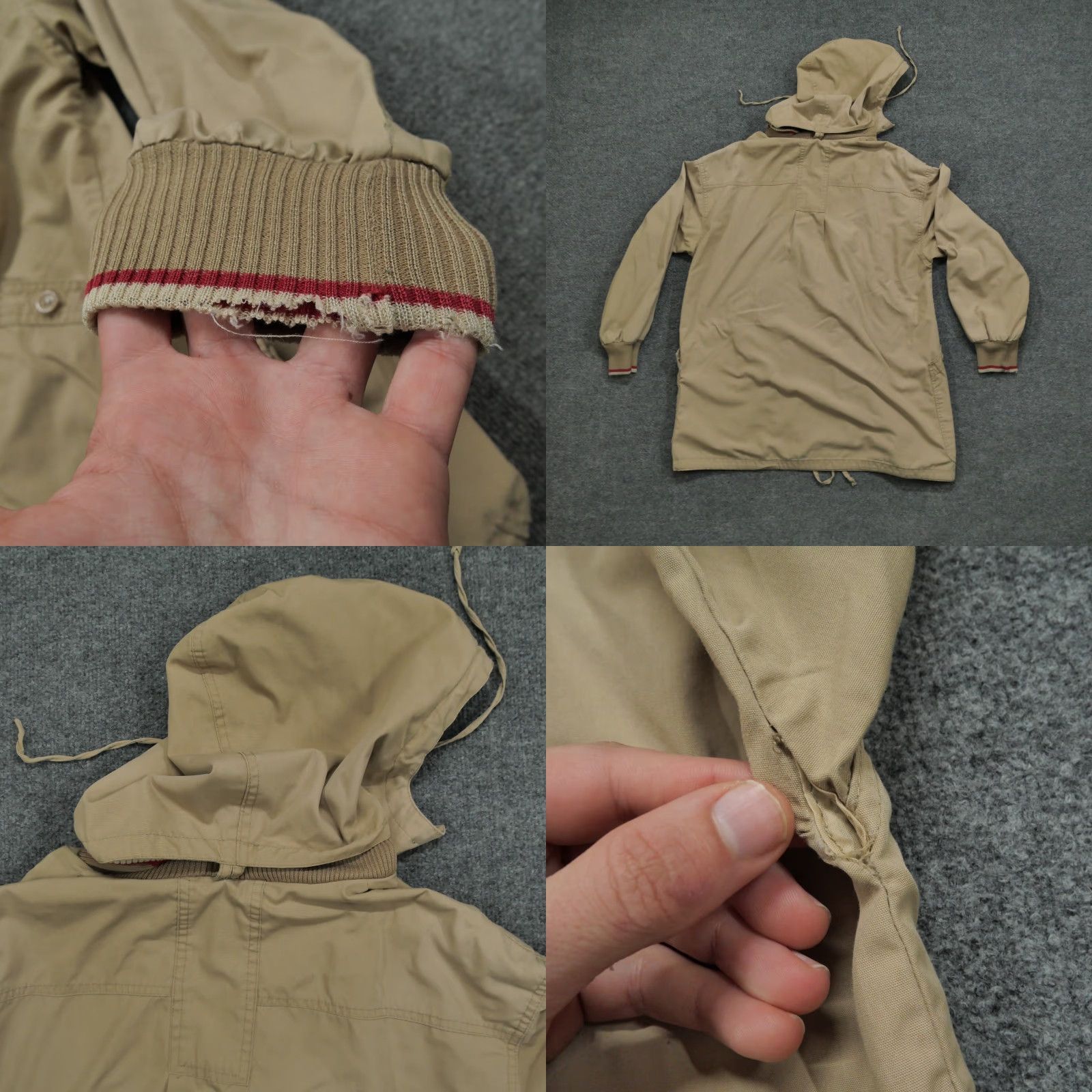Vintage VINTAGE Foxland Jacket Womens 9 10 Tan Brown Hooded Outdoors 80s Size L / US 10 / IT 46 - 9 Thumbnail