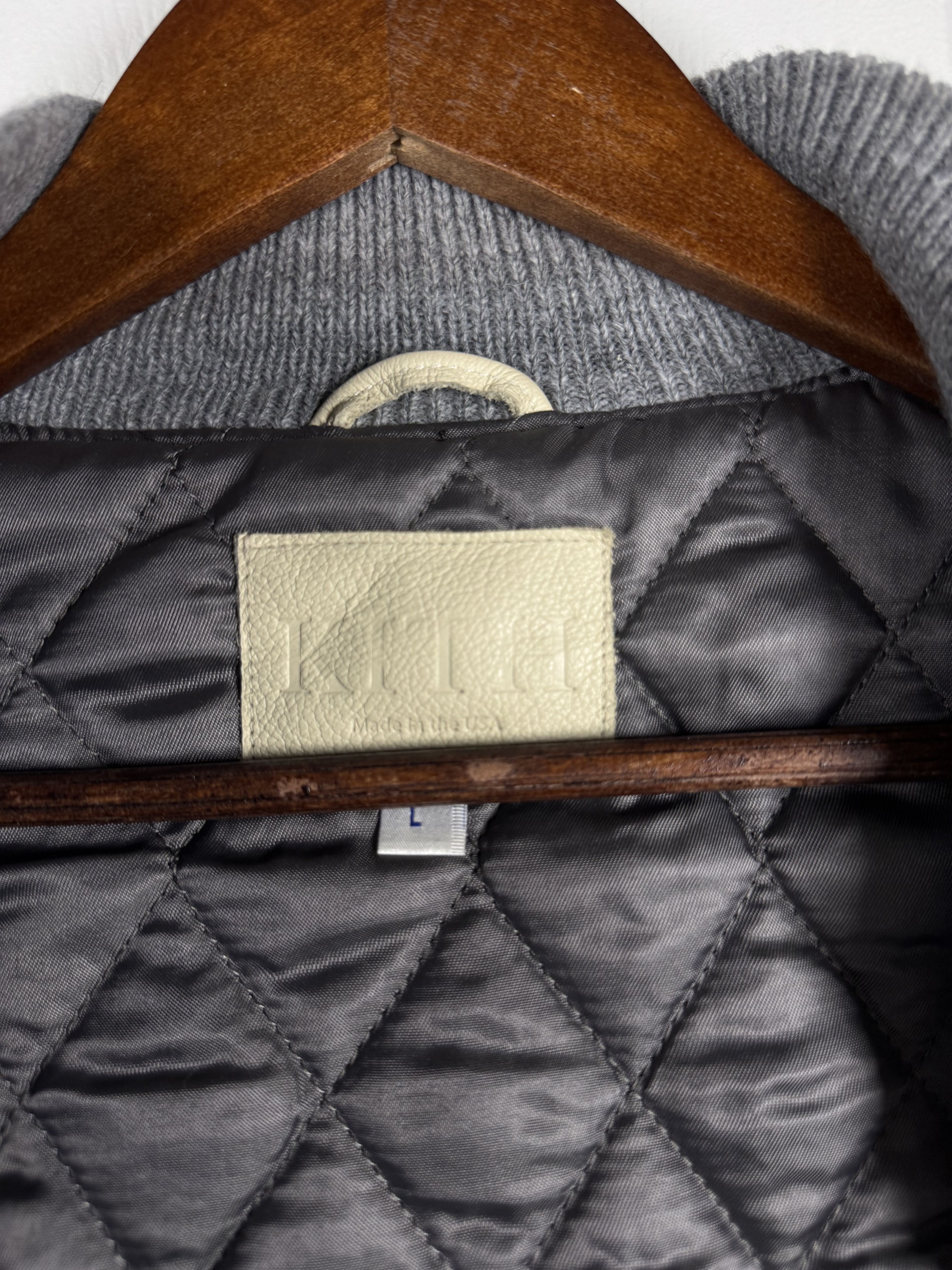 Golden Bear × Kith 2012 Just Us Varsity Jacket Teal Size US L / EU 52-54 / 3 - 6 Thumbnail