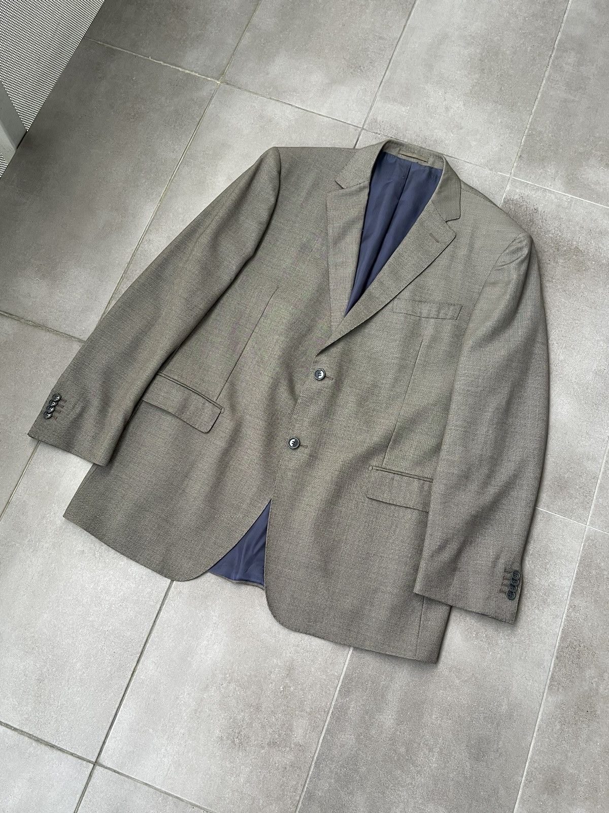 Suitsupply SS10 Suitsupply Grey Wool Casual Blazer Size 50L - 6 Thumbnail