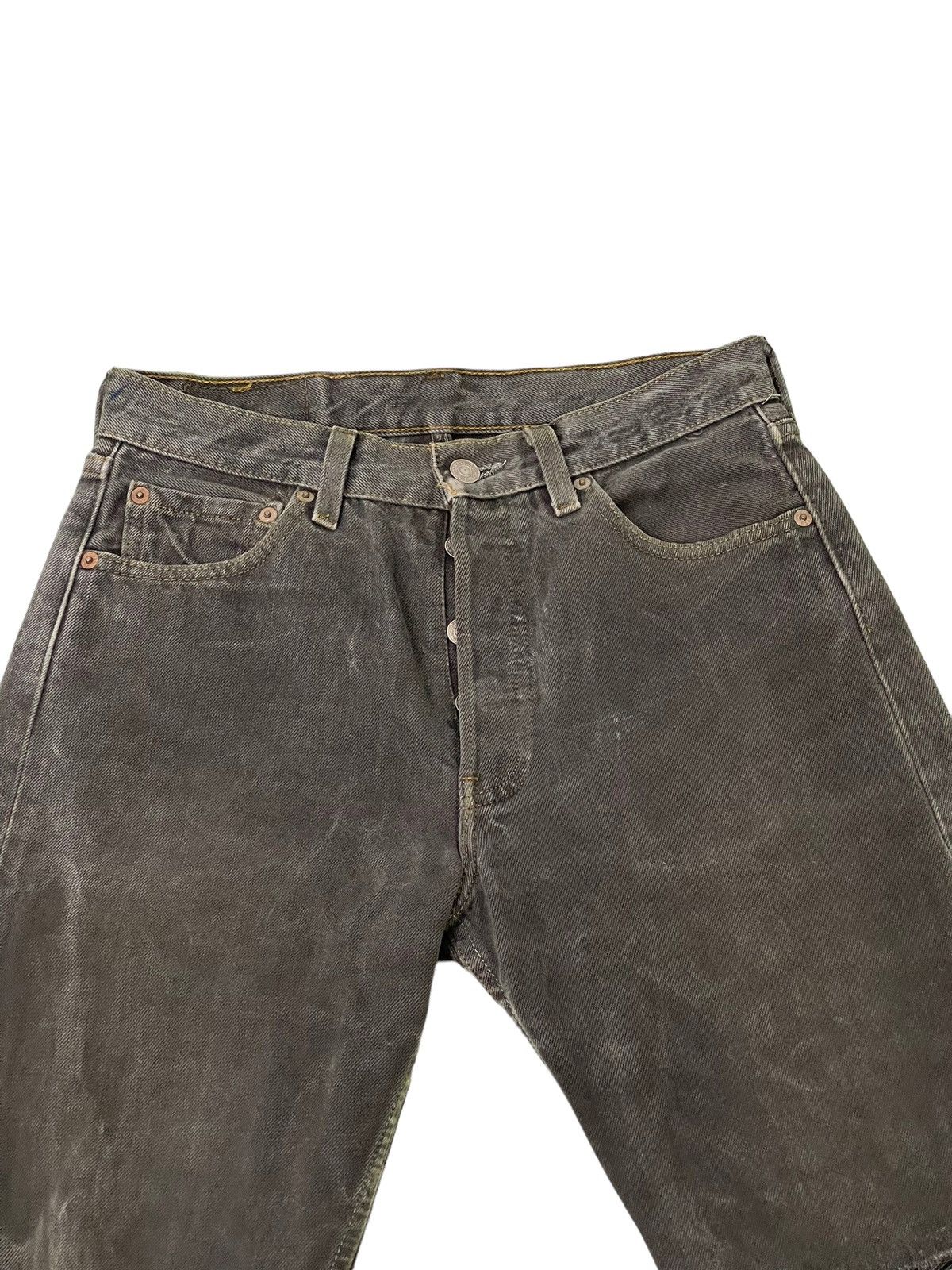 Levi's Vintage Clothing 2000 Levi’s 501 Made in USA Distress Straight 6🟦5 Size US 29 - 8 Thumbnail