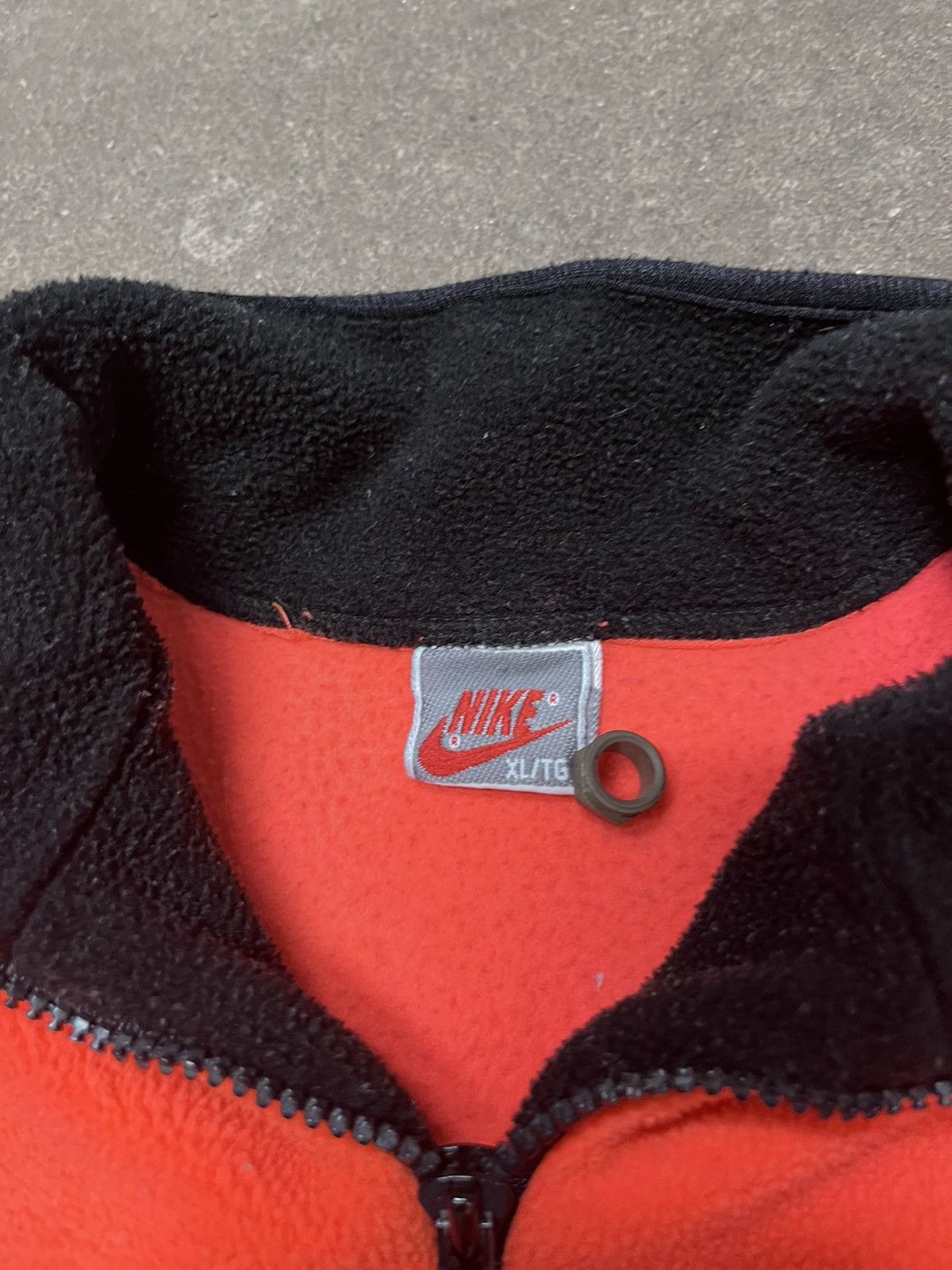 Nike Vintage Nike Quarter Zip Orange 90’s Fleece Zip Sweater RARE Size US L / EU 52-54 / 3 - 3 Thumbnail