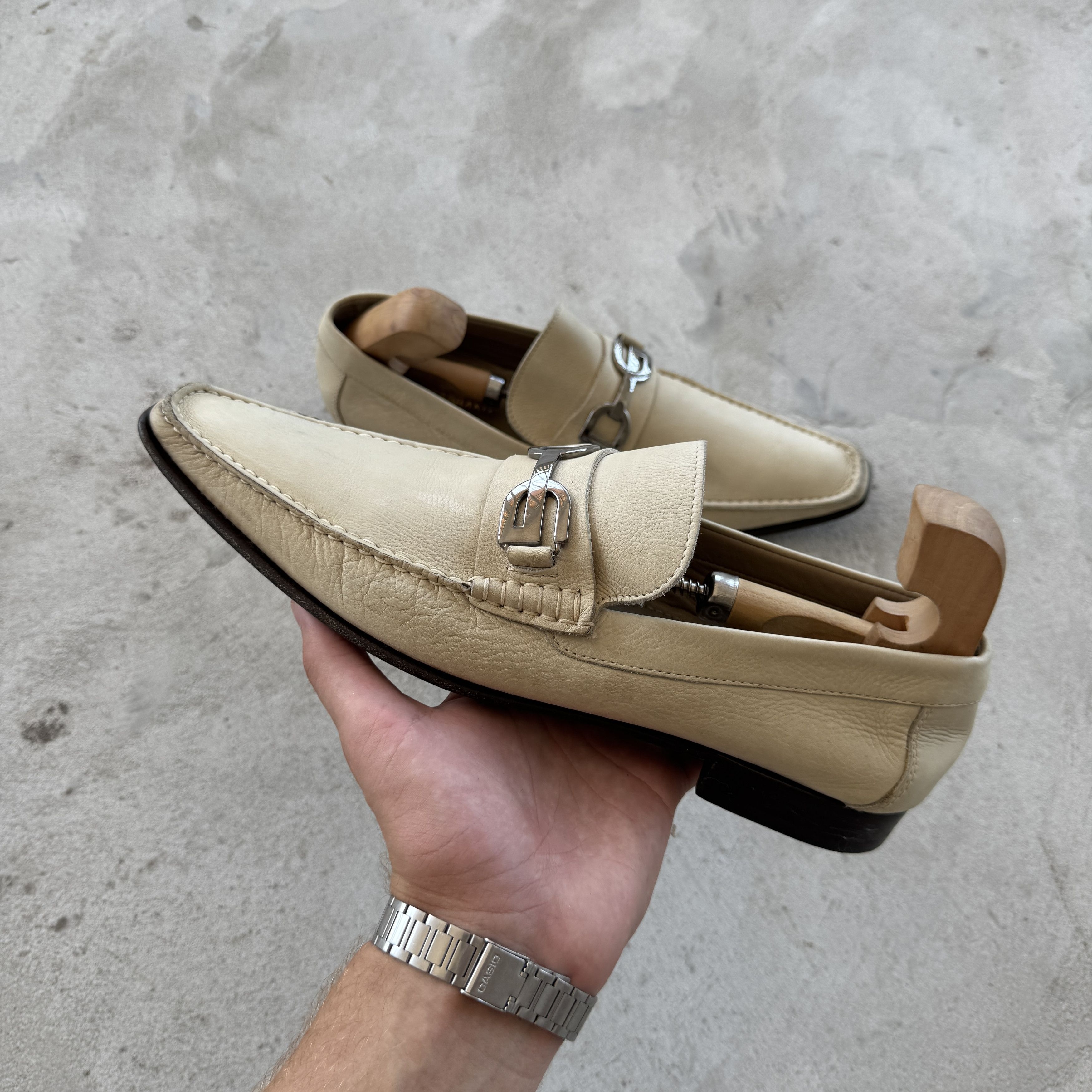 Dolce & Gabbana Vintage 90s Dolce & Gabbana Leather Shoes Size US 10 / EU 43 - 2 Thumbnail