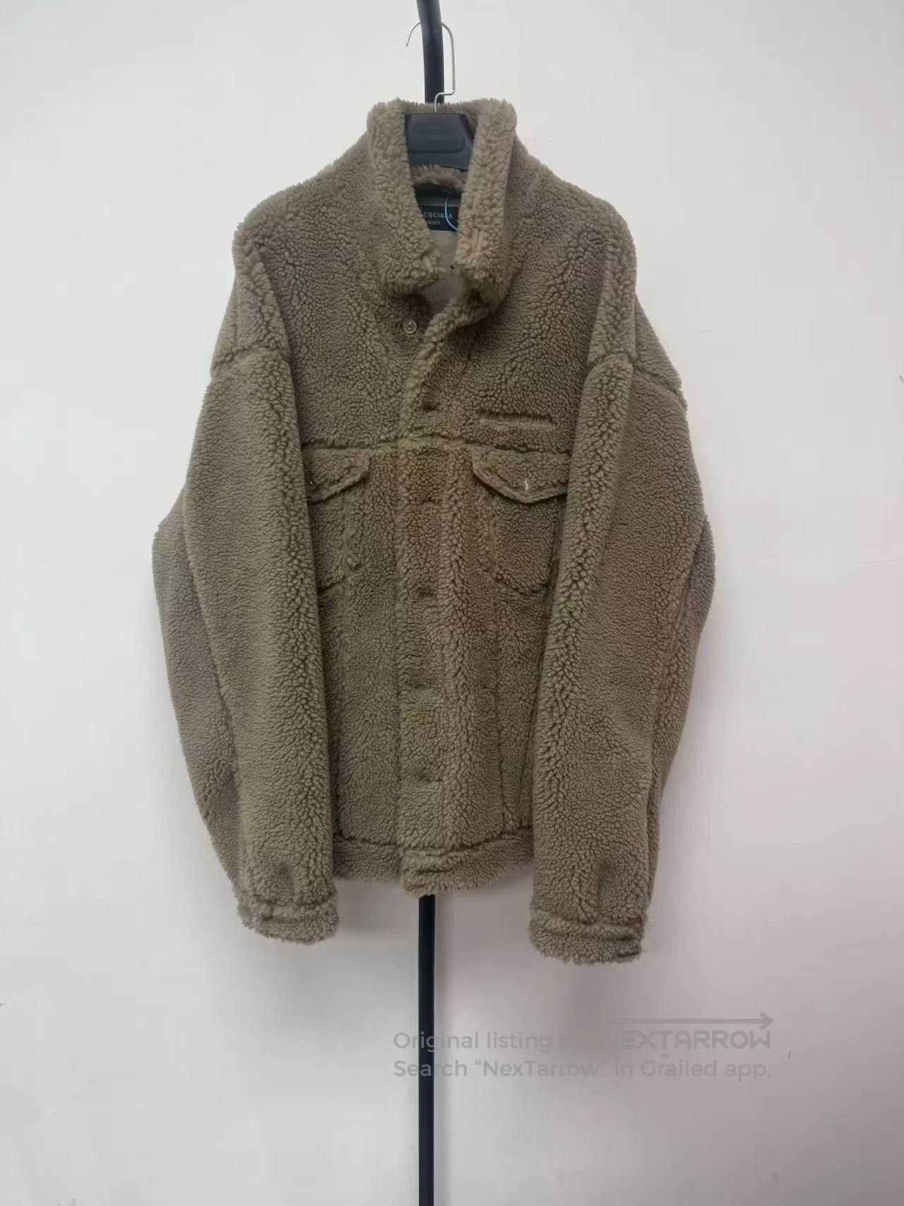 Balenciaga Balenciaga Men's Solid High-Neck Jacket. Size US M / EU 48-50 / 2 - 1 Thumbnail