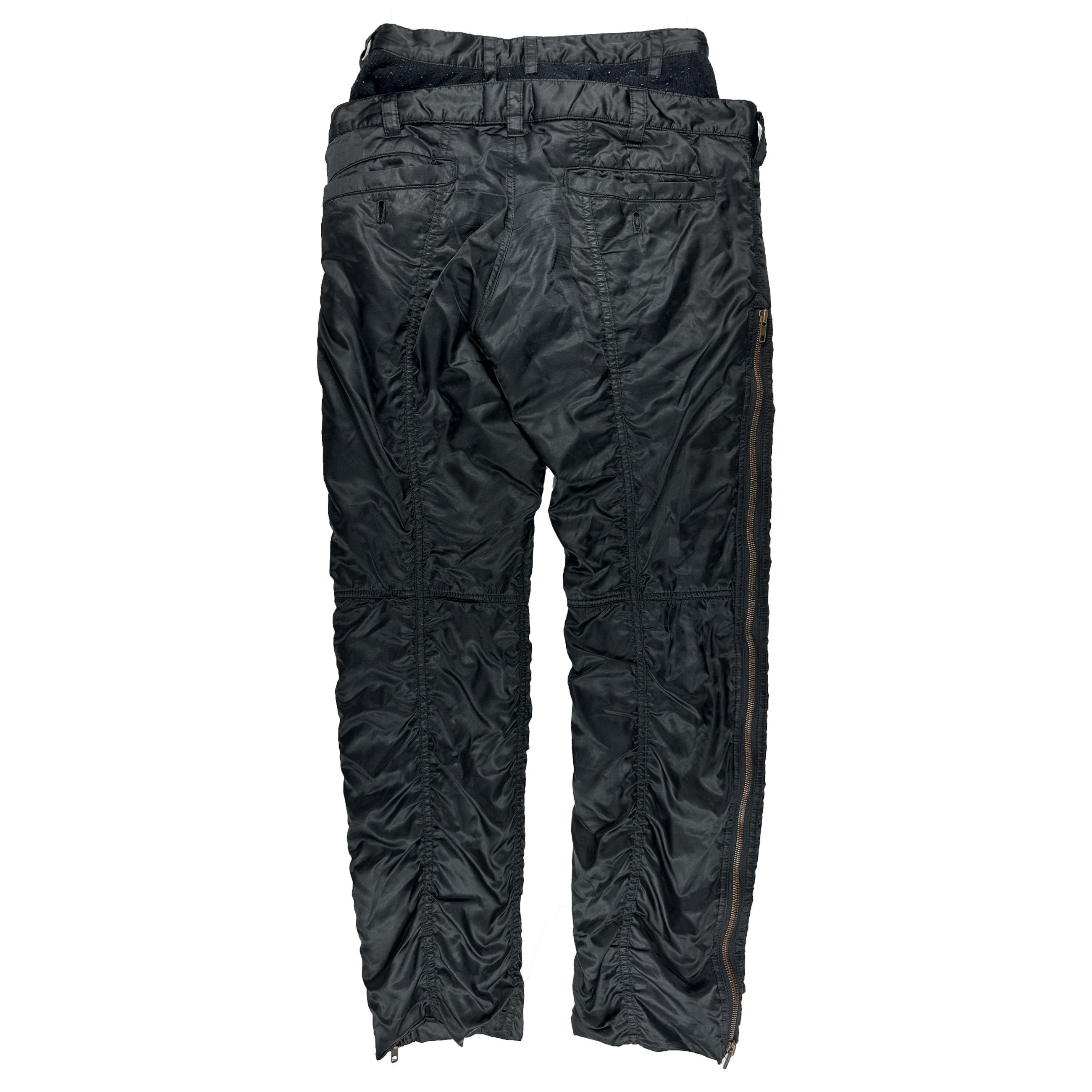 Issey Miyake 90's Double-Layered Flight Pants Size US 30 / EU 46 - 2 Thumbnail