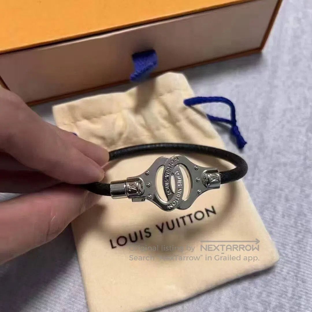 Louis Vuitton Louis Vuitton Archive Double Interlocking Bracelet| Size ONE SIZE - 3 Thumbnail