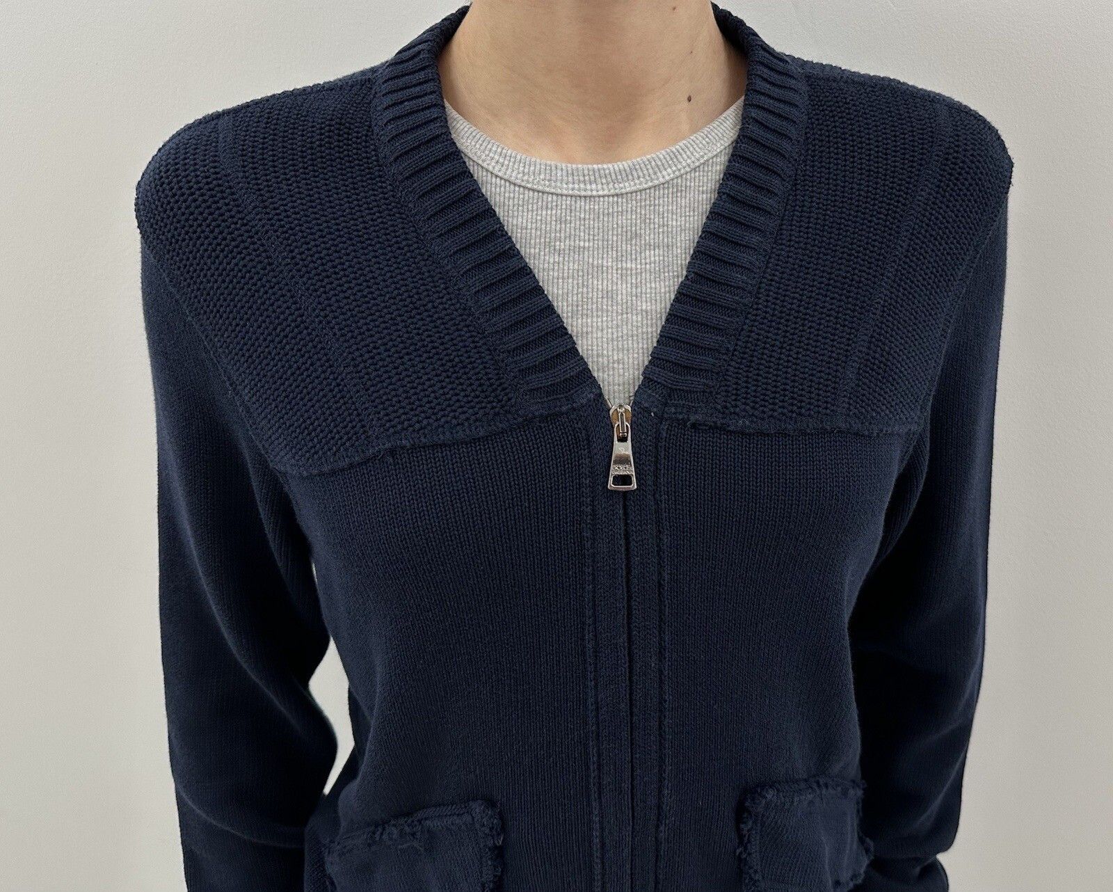 Dolce & Gabbana DDP Dolce & Gabbana Zip Sweater Cardigan Zip Zipper Viscose Size M / US 6-8 / IT 42-44 - 4 Thumbnail