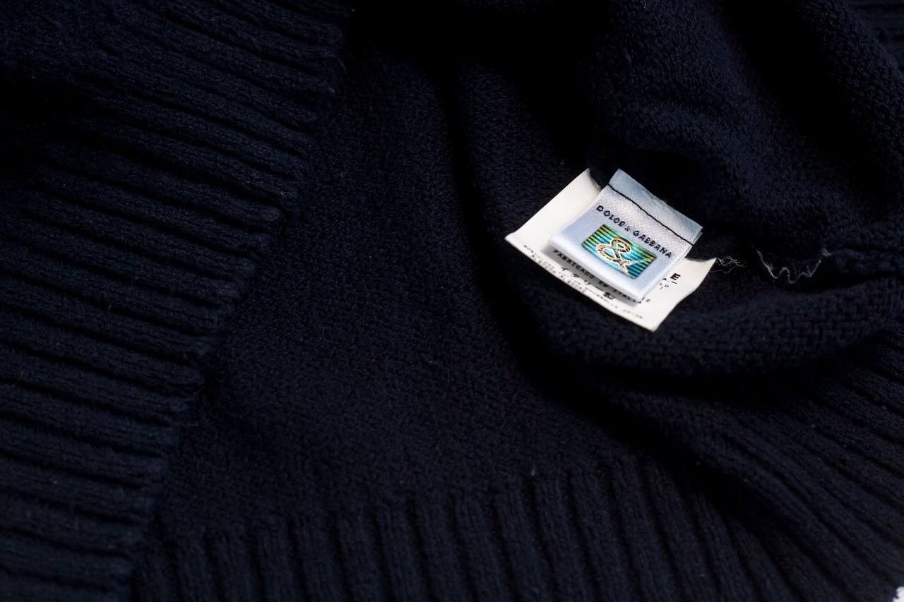 Dolce & Gabbana dolce gabbana v neck knit sweater Size S / US 4 / IT 40 - 6 Thumbnail