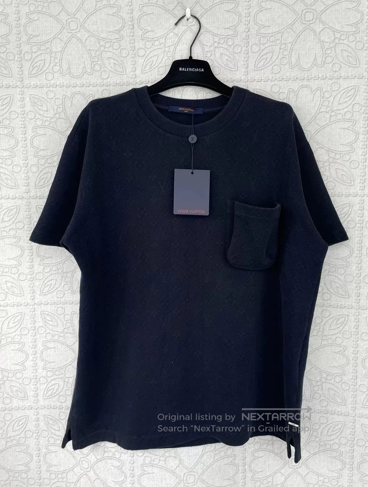 Louis Vuitton louis vuitton dark blue printed short sleeve tee. Size US XXL / EU 58 / 5 - 1 Thumbnail