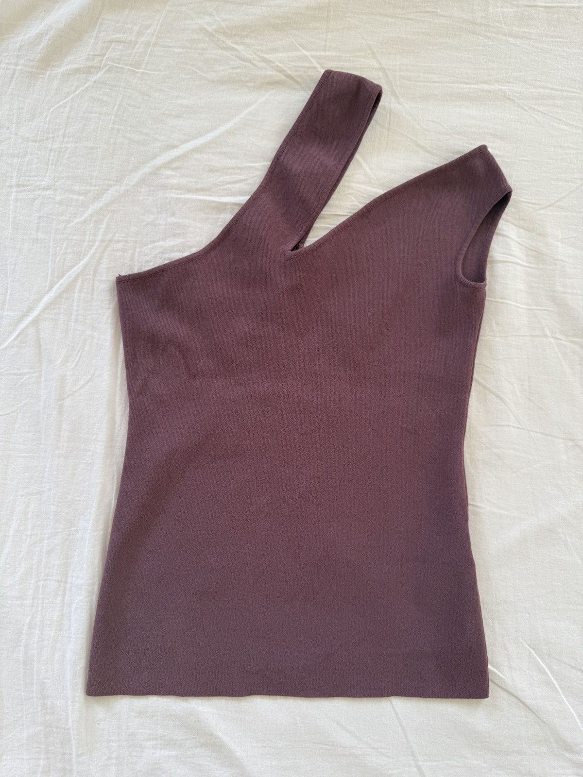Nanushka Nanushka ribbed asymetrical lilac top XS Size XS / US 0-2 / IT 36-38 - 1 Thumbnail