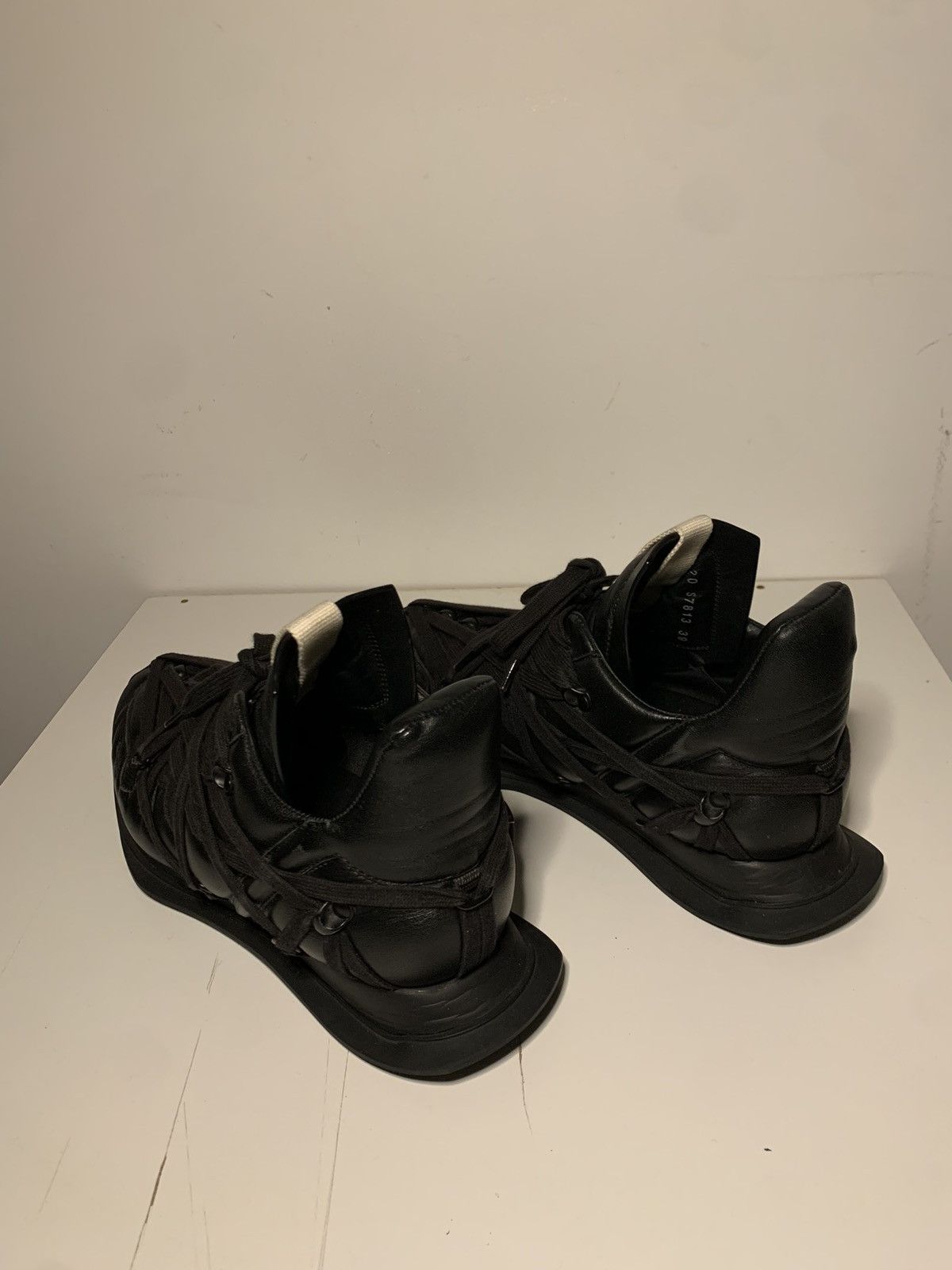 Rick Owens Rick Owens Maximal Megalace Runner Size US 6.5 / EU 39-40 - 5 Thumbnail