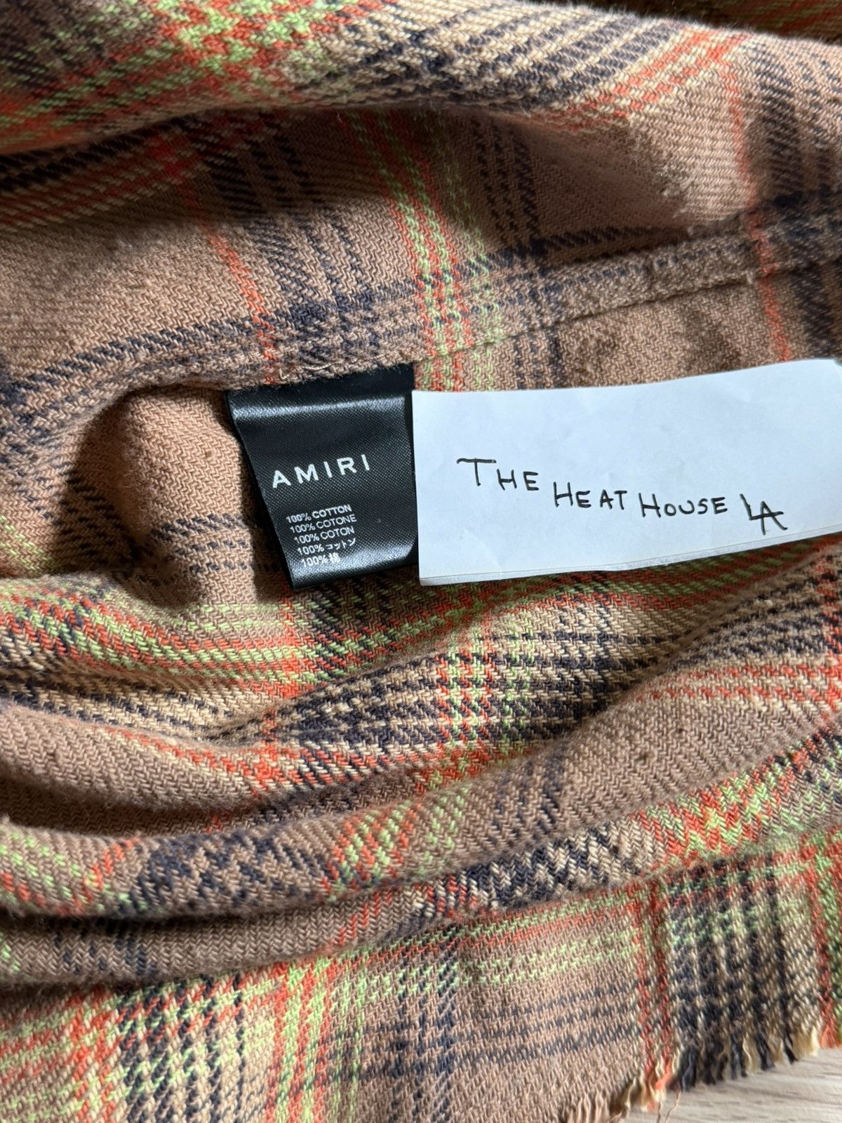 Amiri Amiri Brown Bleach Bandana Shirt Paisley Flannel Size US L / EU 52-54 / 3 - 7 Thumbnail