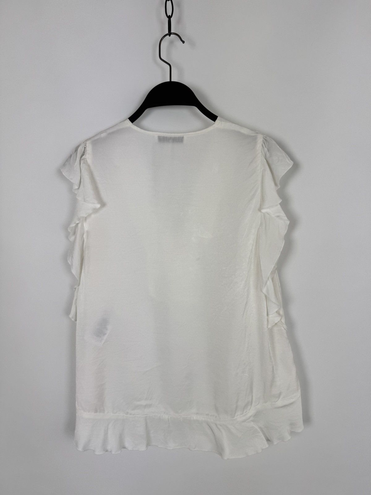 Sandro Sandro Ruffle Sleeve Lace Blouse Size S / US 4 / IT 40 - 8 Thumbnail