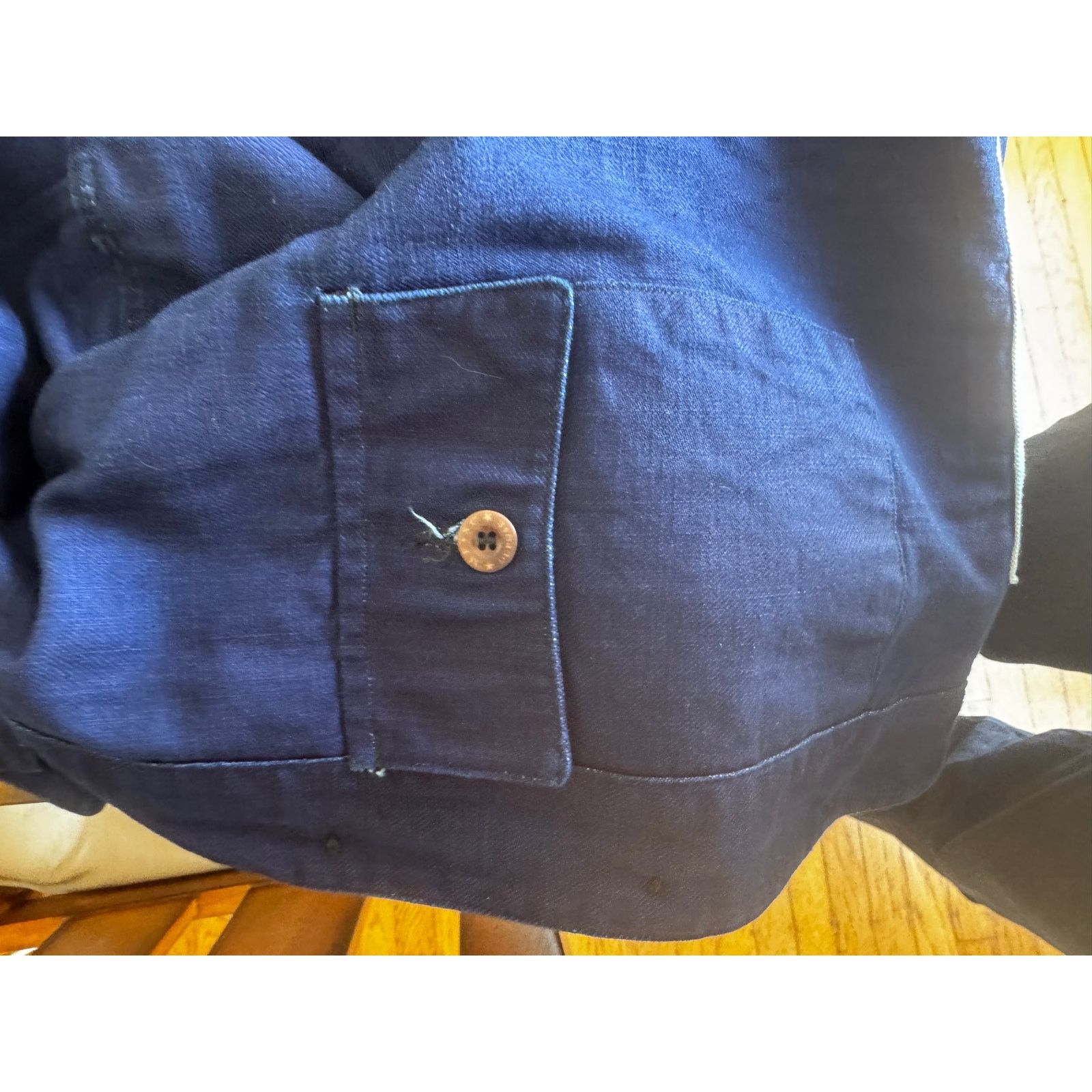 Mister Freedom NWT Mister Freedom Veste Ouvrier Indigo Metisse See Desc Size US M / EU 48-50 / 2 - 5 Thumbnail