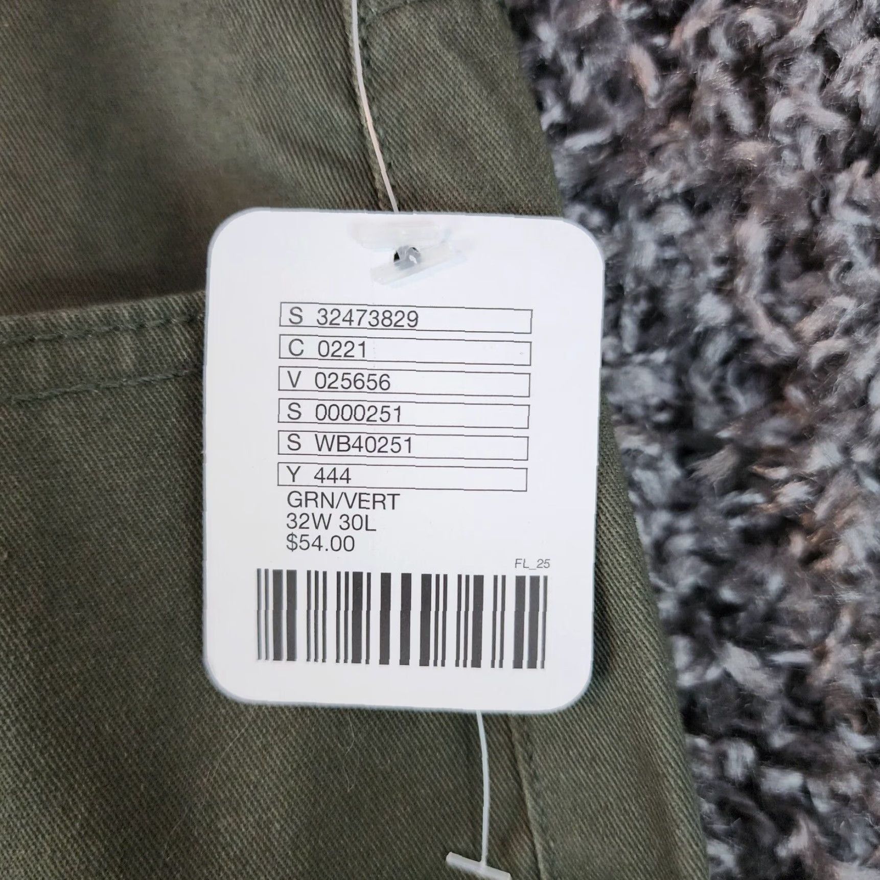 CLOT Standard Cloth Mens Green Skinny Chino Pants 32x30 Regular Mens Size US 32 / EU 48 - 3 Thumbnail
