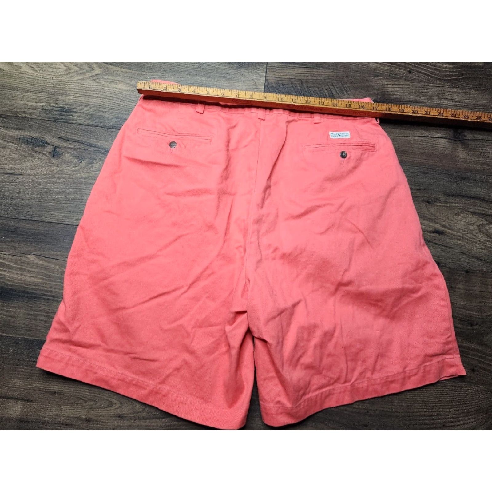 Polo Ralph Lauren Polo Ralph Lauren Mens 34 The Tyler Shorts Salmon Pink Pleated BK Polo Ralph Lauren Mens 34 The Tyler Shorts Salmon Pink Pleated BK Size US S / EU 44-46 / 1 - 2 Thumbnail