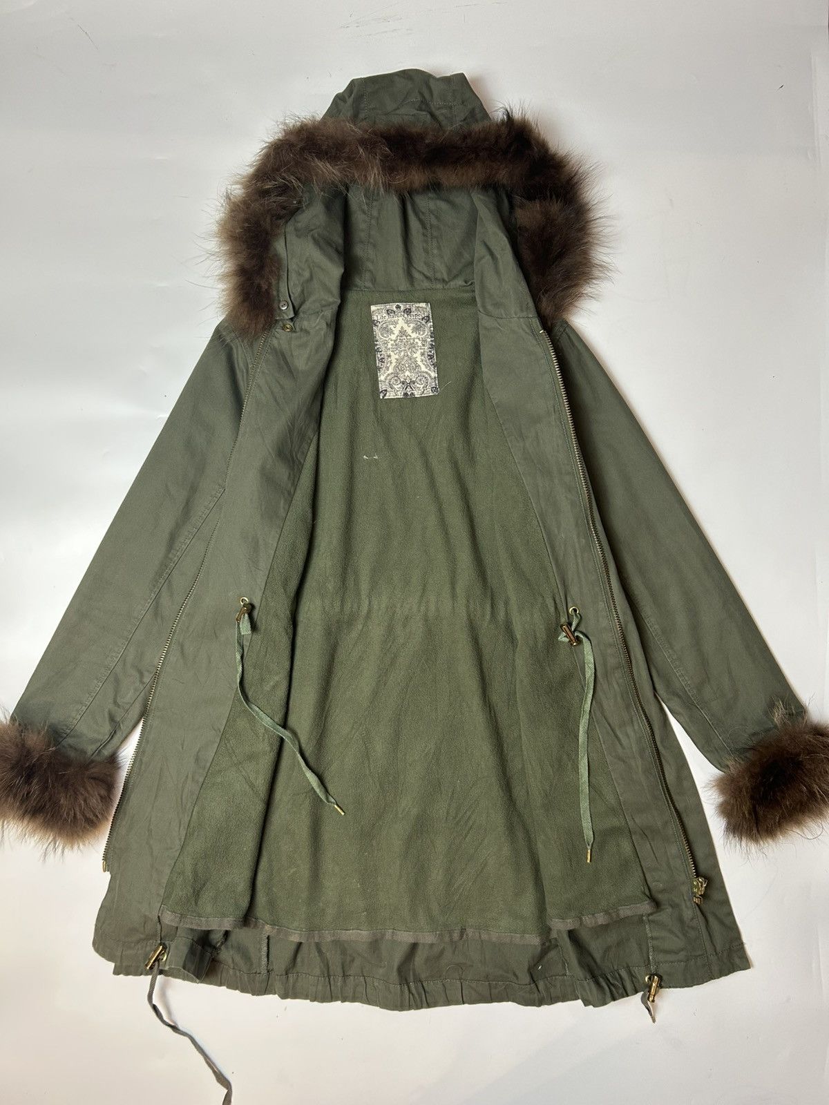 Japanese Brand ROBE CABINET FAUX FUR PARKA STYLE JACKET Size ONE SIZE - 2 Thumbnail