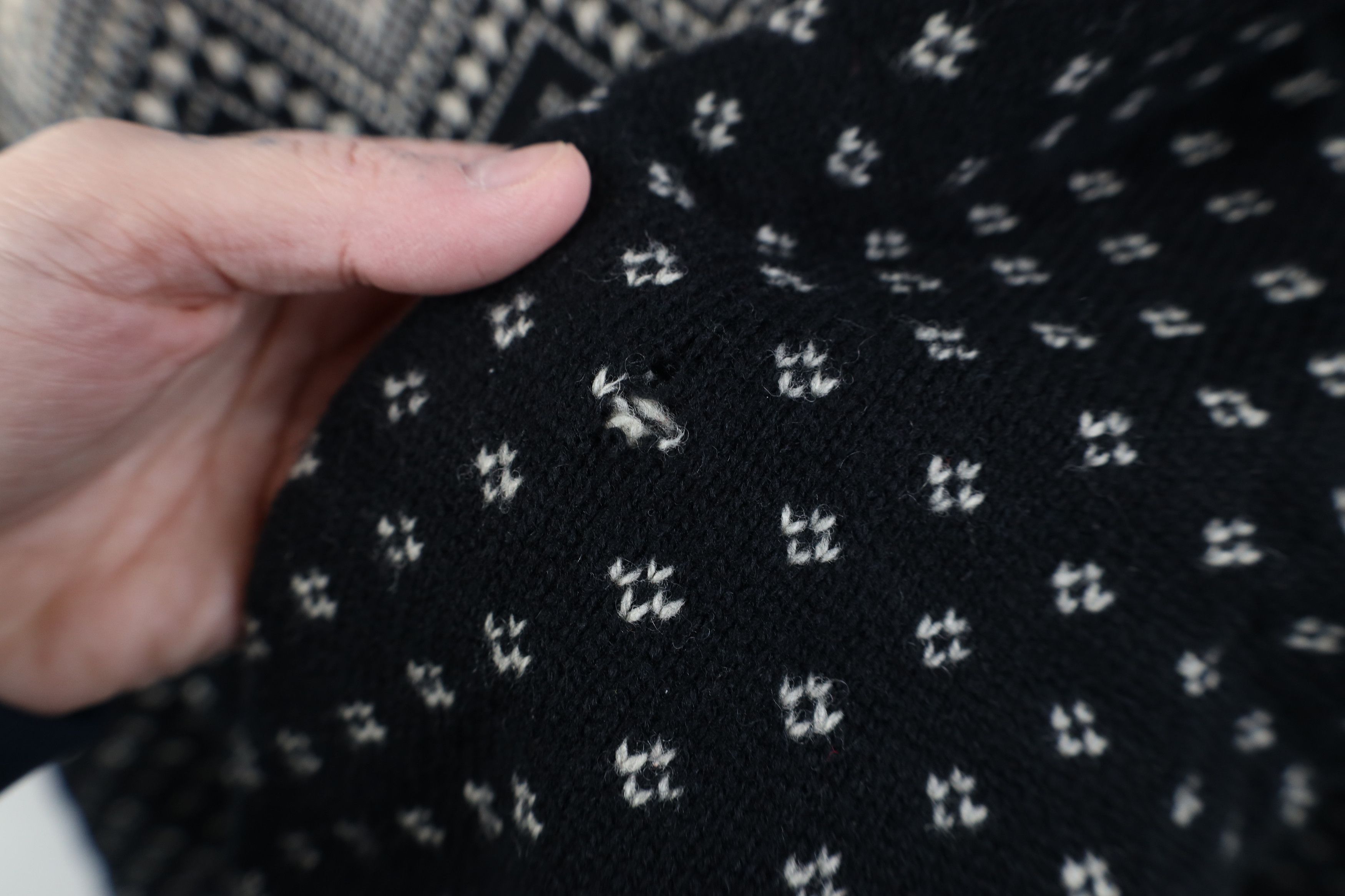 Ralph Lauren Vintage 90s Ralph Lauren Fair Isle Full Zip Cardigan Sweater Size XXL / US 16-18 / IT 52-54 - 9 Thumbnail