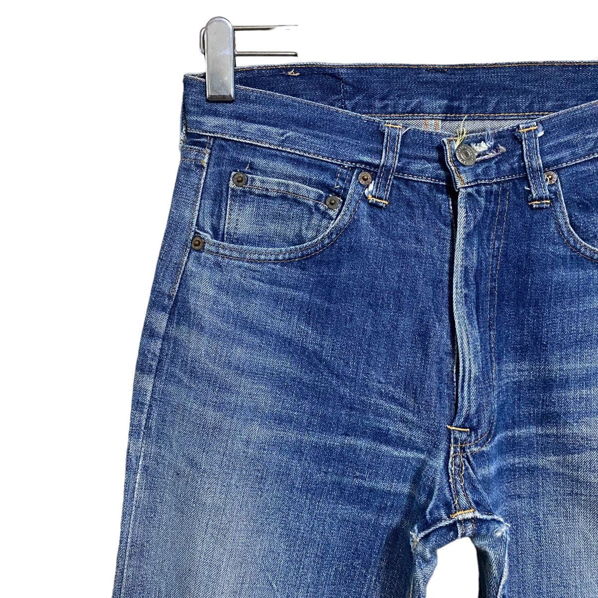 Levi's Vintage 70s Levis 502 Big E Redline Jeans Button 8 Size US 28 / EU 44 - 4 Thumbnail