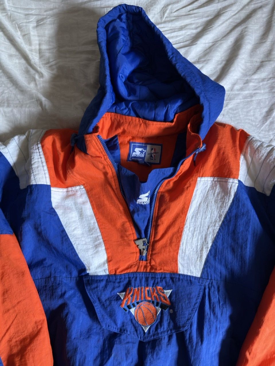 Starter New York Knicks Starter Windbreaker Jacket Large PLEASE READ Size US L / EU 52-54 / 3 - 1 Thumbnail
