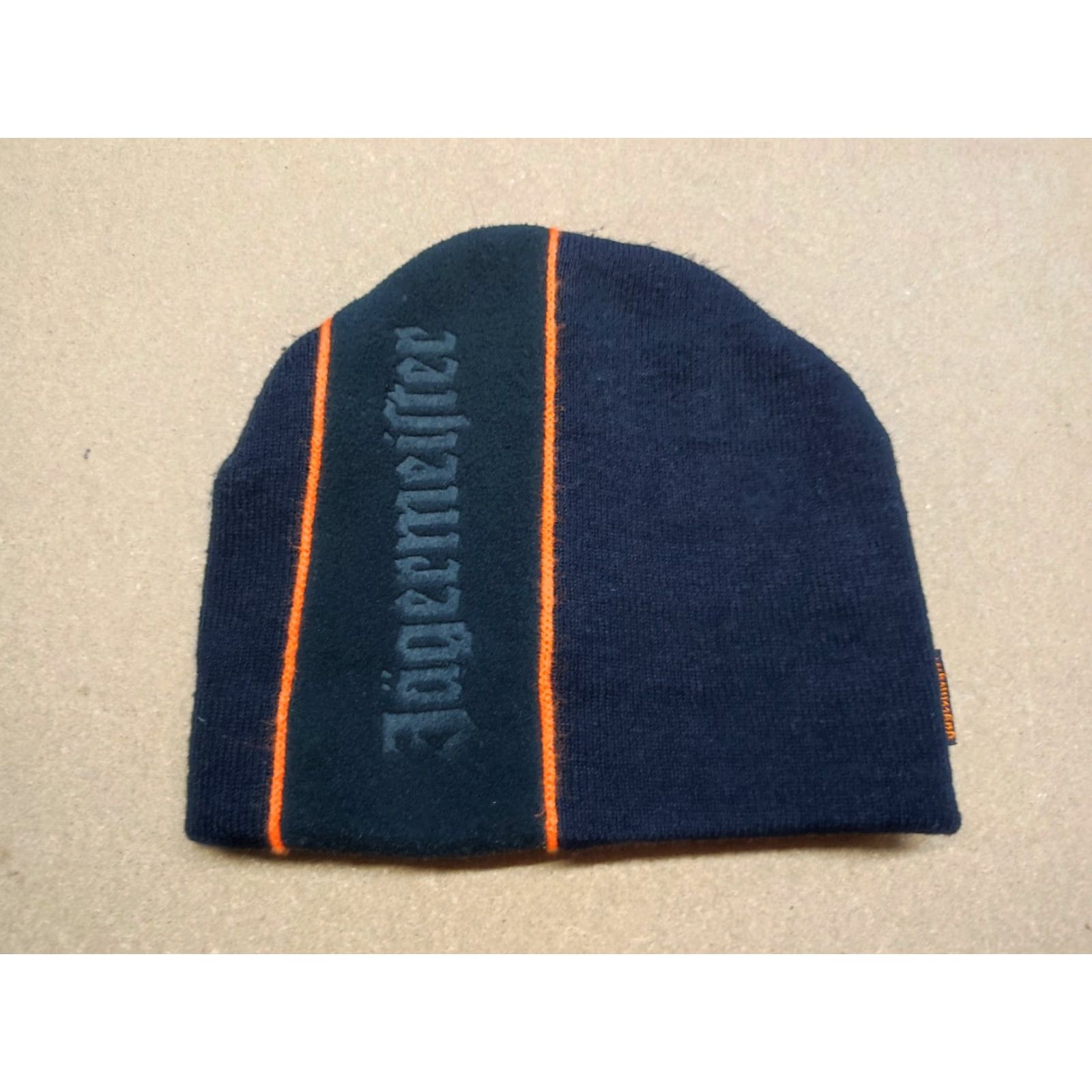 Vintage Jagermeister Beanie Hat One Size Solid Logo Unisex Adults Mens Womens Black Knit Acrylic Hat Size ONE SIZE - 2 Thumbnail