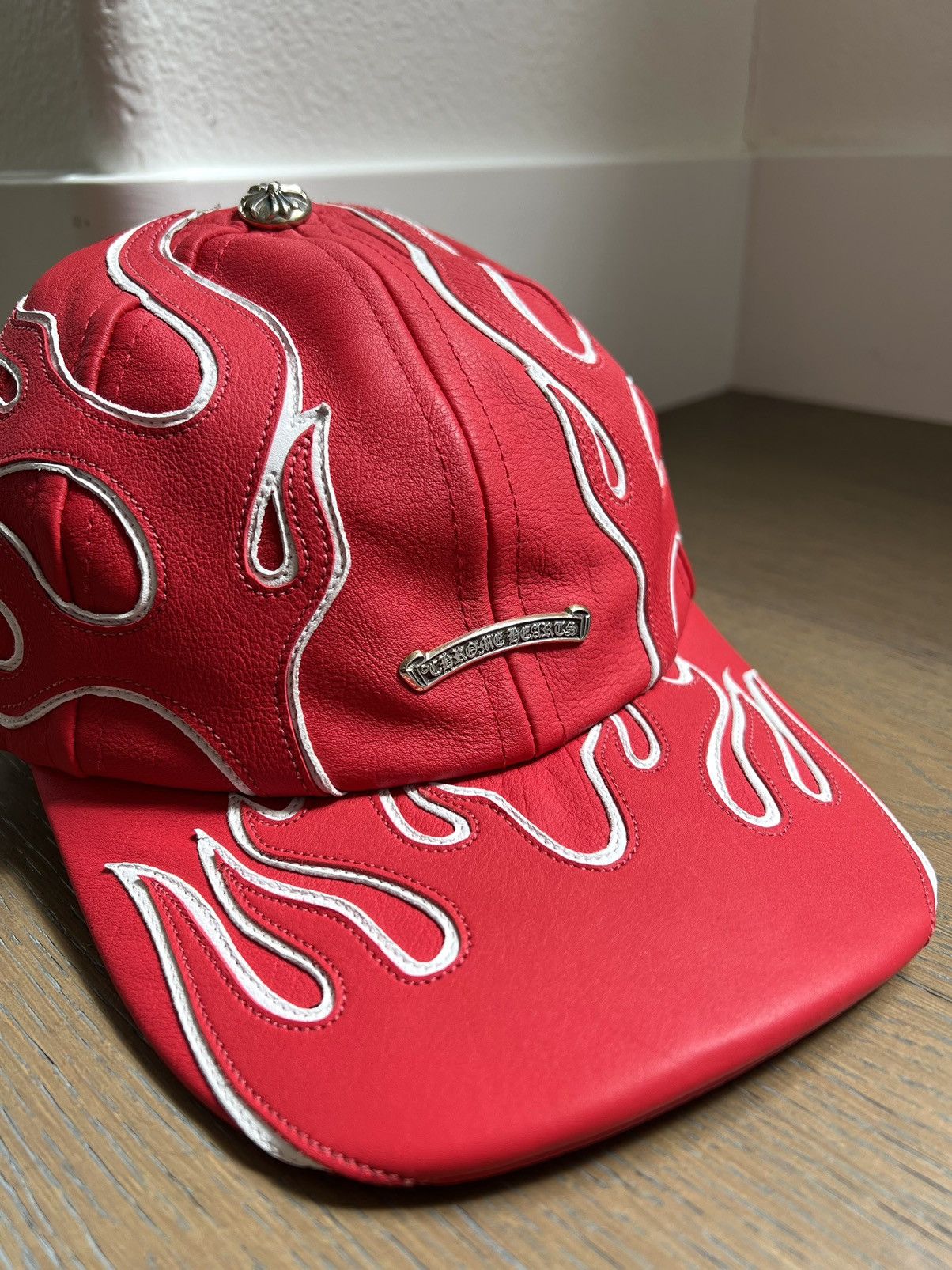 Chrome Hearts Chrome Hearts Leather Flame Hat Size ONE SIZE - 4 Thumbnail