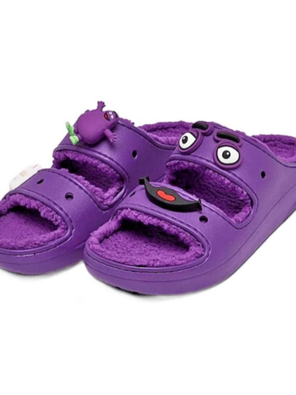 Crocs Crocs McDonald's Classic Cozzzy "Grimace" 209392-510 Size US 7 / IT 37 - 3 Thumbnail