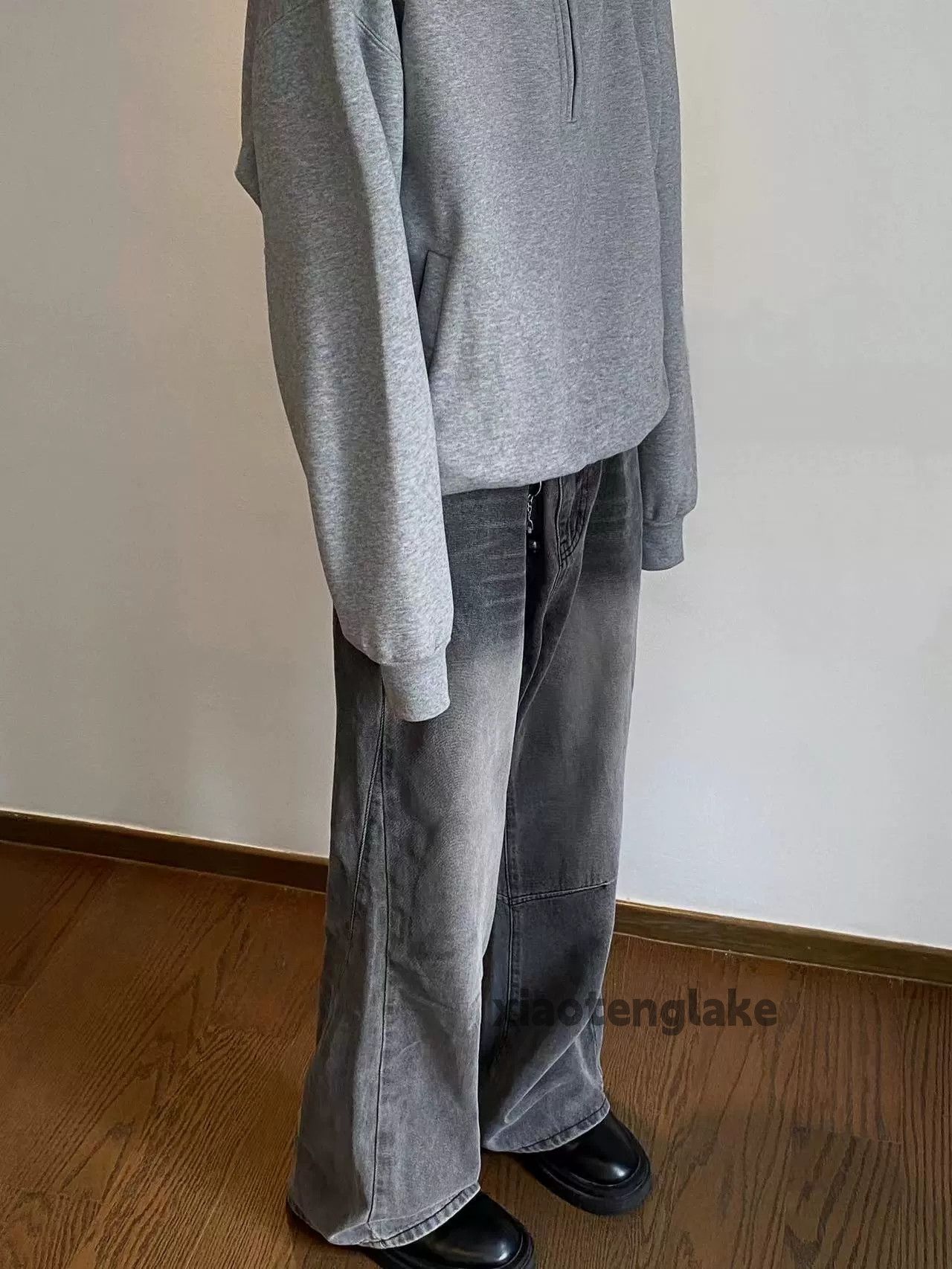 Jean × Vintage washed faded cleanfit yuppie loose baggy jeans Size US 32 / EU 48 - 5 Thumbnail