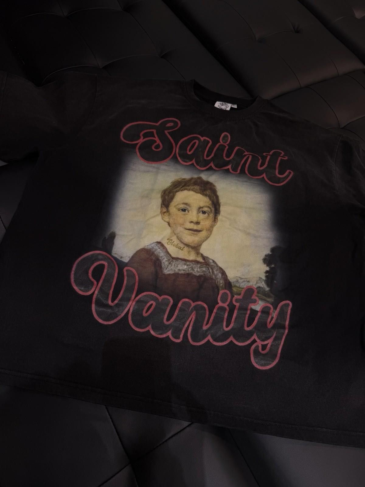 Saint Vanity Size L - Saint Vanity T-shirt 2025 Black/Red Authentic (NEW) Size US L / EU 52-54 / 3 - 3 Thumbnail