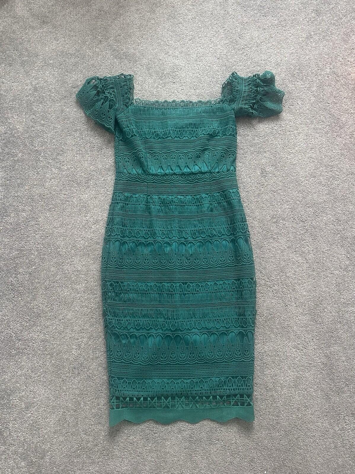 Other Free People x Saylor Bodycon Dress Mariah Green Lace M Size M / US 6-8 / IT 42-44 - 2 Thumbnail