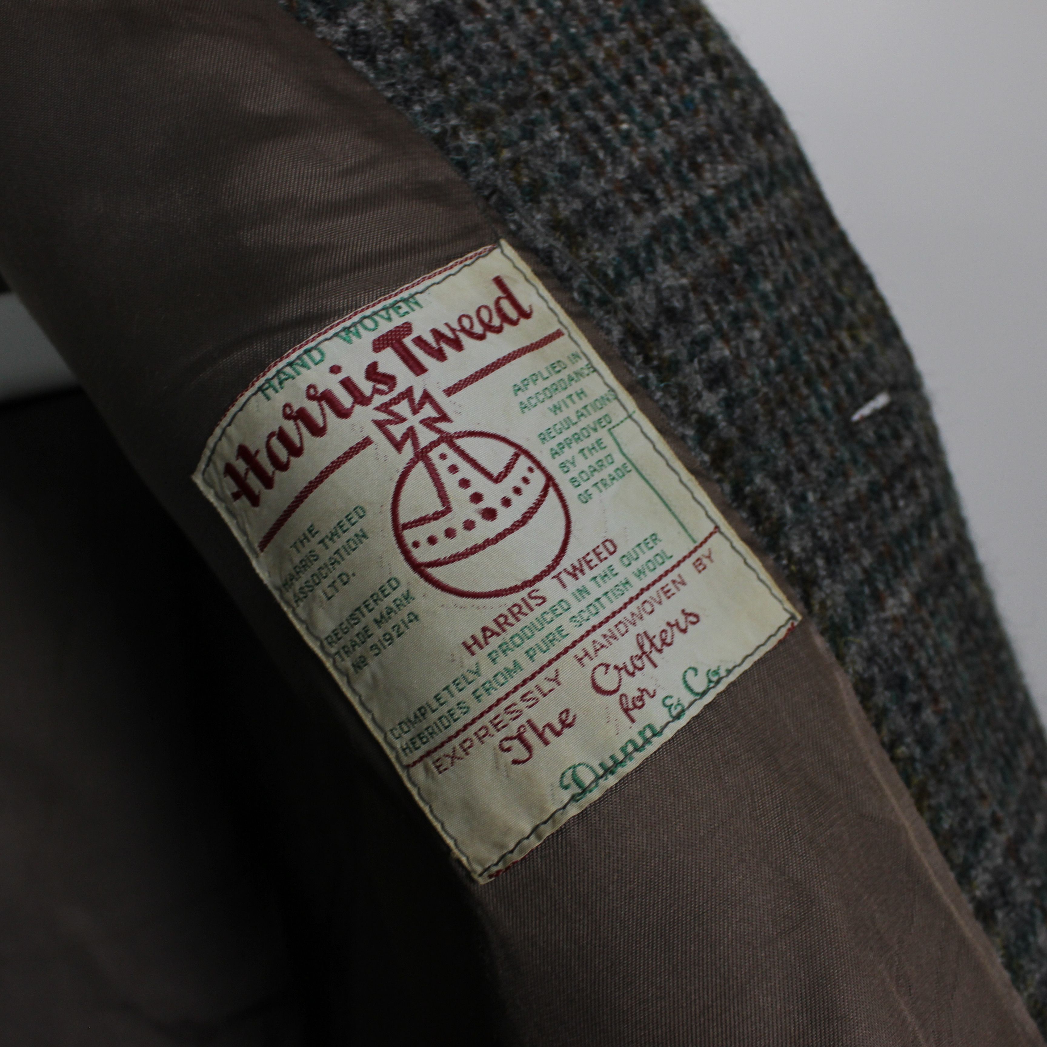 Harris Tweed Harris Tweed blazer wool Dunn & Co. M L Size 42R - 4 Thumbnail