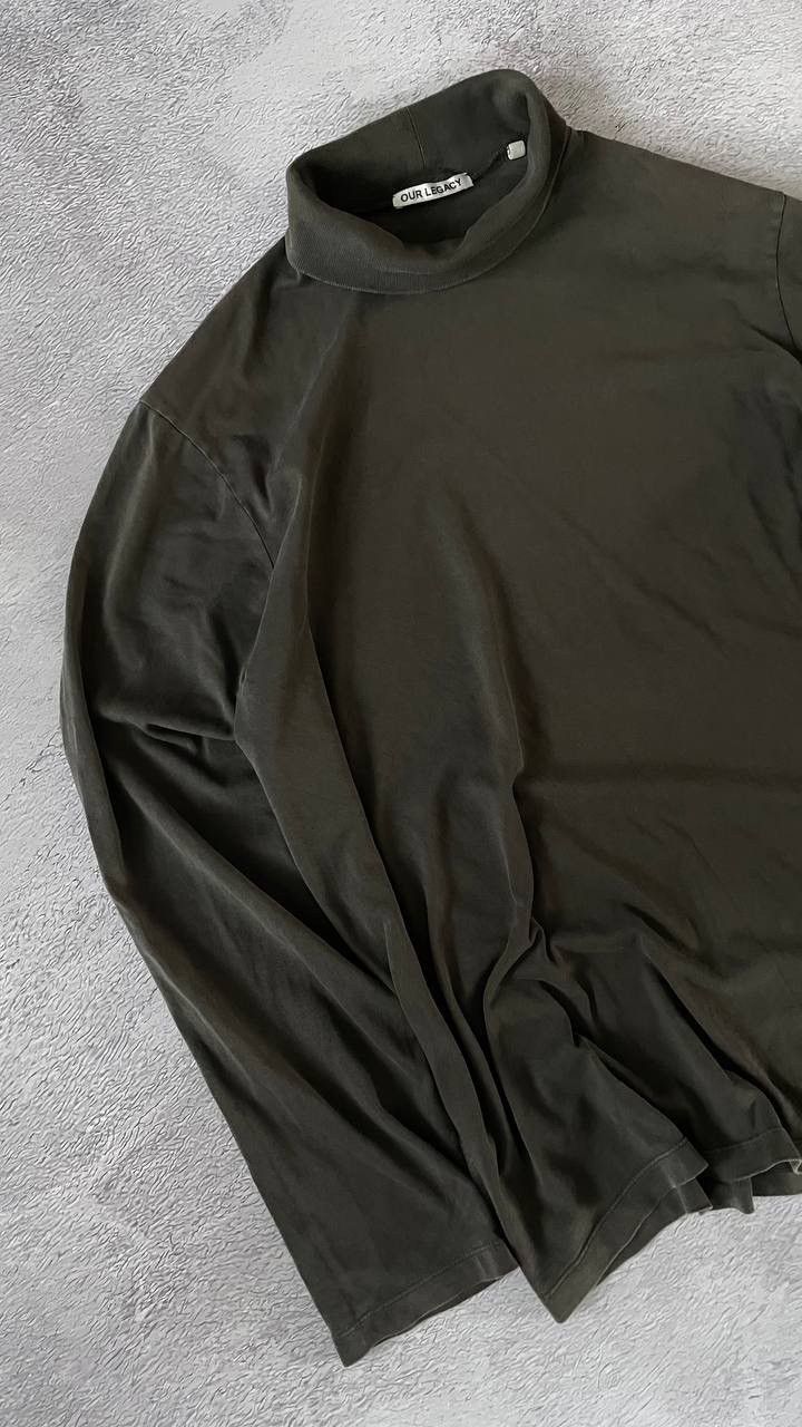 Our Legacy Our Legacy Box Polo Moss Generic Jersey turtleneck Green Size US S / EU 44-46 / 1 - 2 Thumbnail