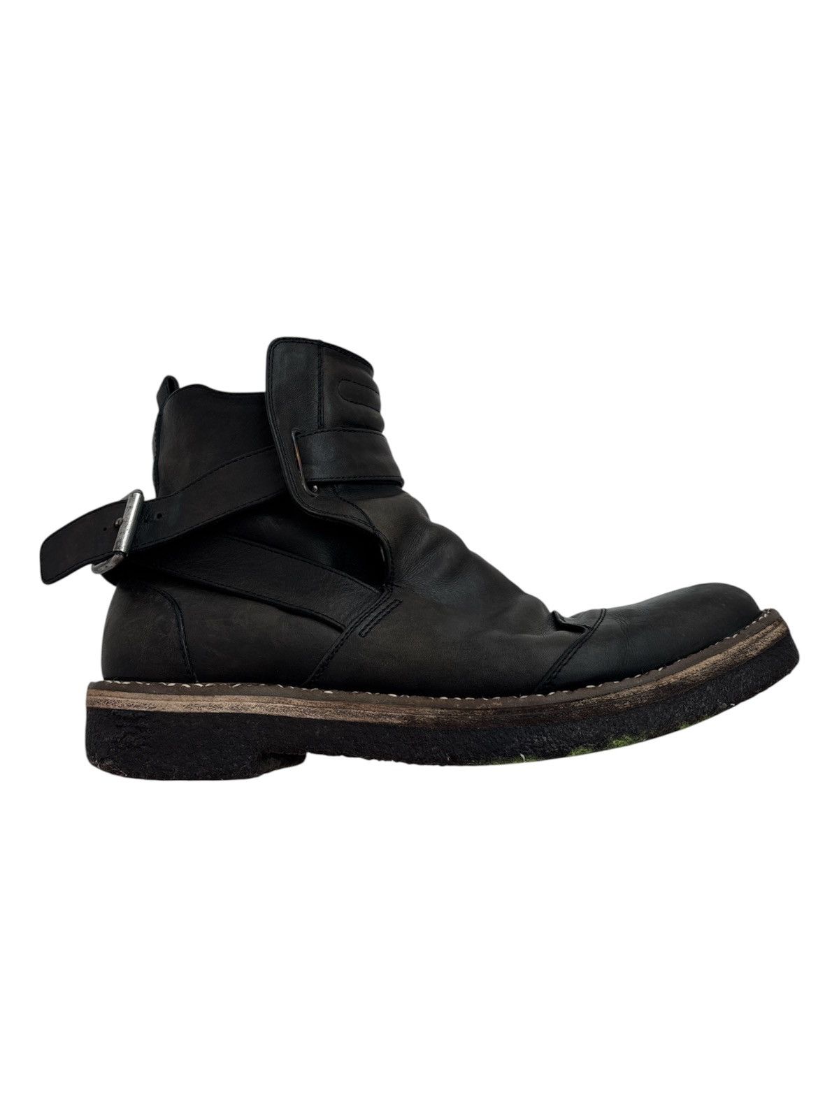 Dries Van Noten Leather Moto Biker Boots Size US 7.5 / EU 40-41 - 6 Thumbnail