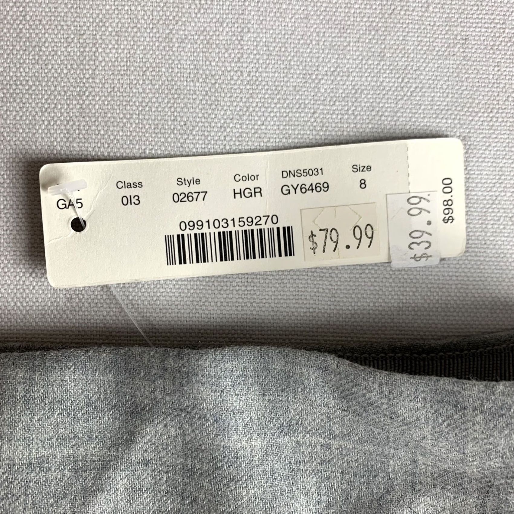 J.Crew JCREW SKIRT GRAY SCALLOPED WOMENS SIZE 8 NWT 30" WAIST Size 30" / US 8 / IT 44 - 2 Thumbnail