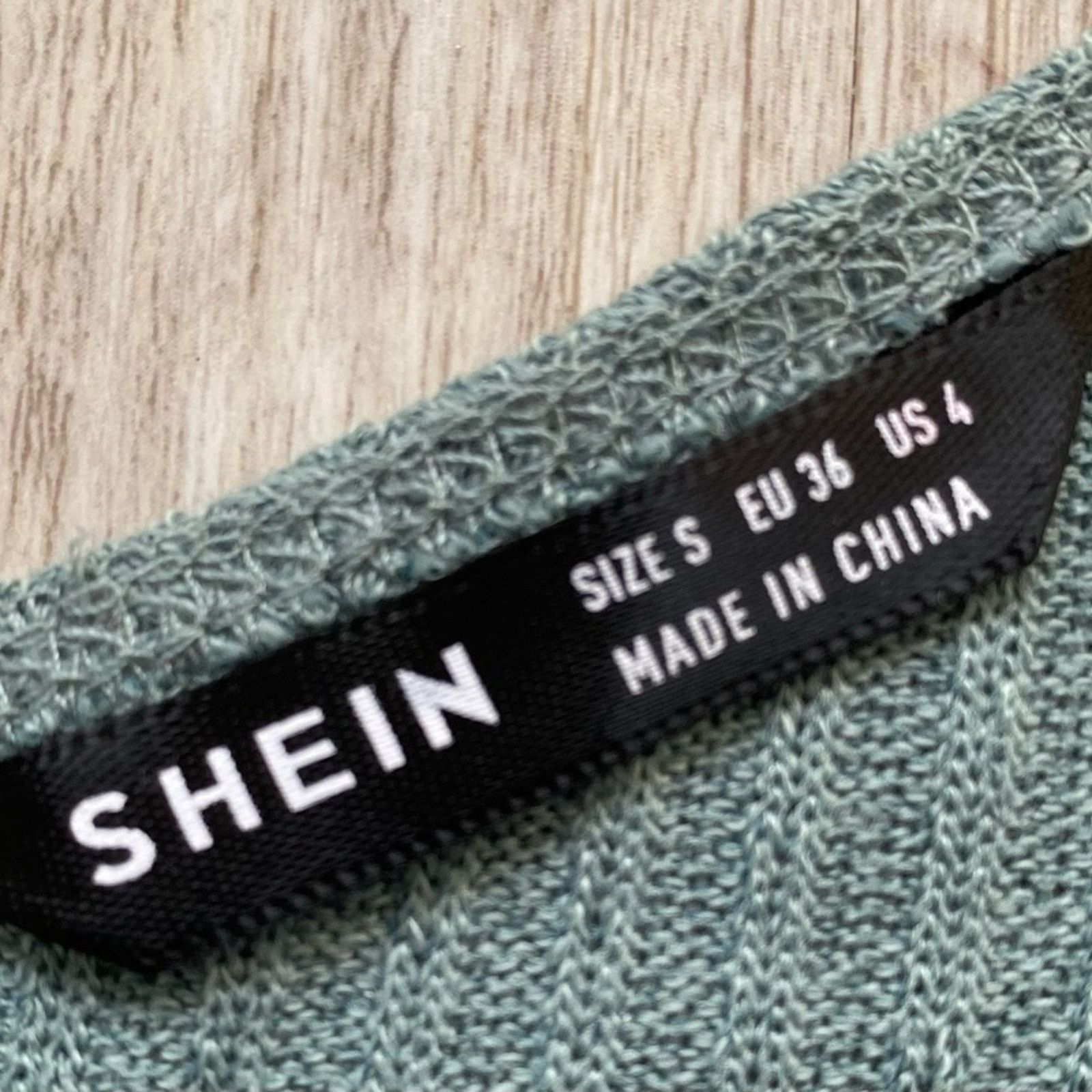 Shein SHEIN | One Shoulder Asymmetrical Crop Shirt Top | Small Size S / US 4 / IT 40 - 3 Thumbnail
