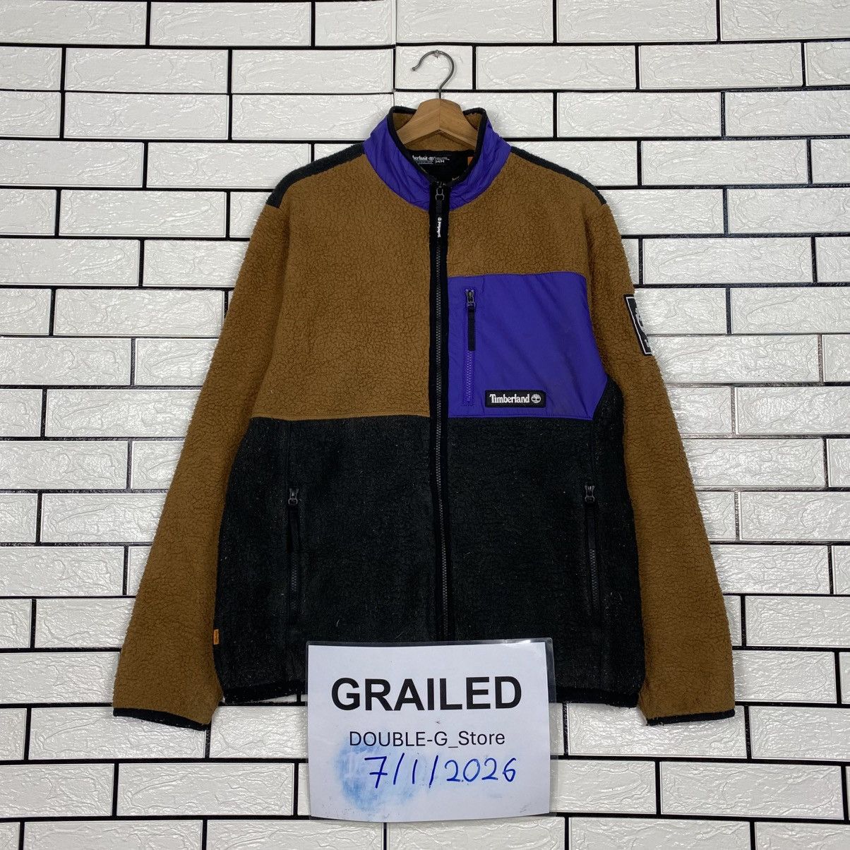 Japanese Brand 📌Fleece Sherpa Jacket Timberland Multi Color Block Size US M / EU 48-50 / 2 - 1 Thumbnail