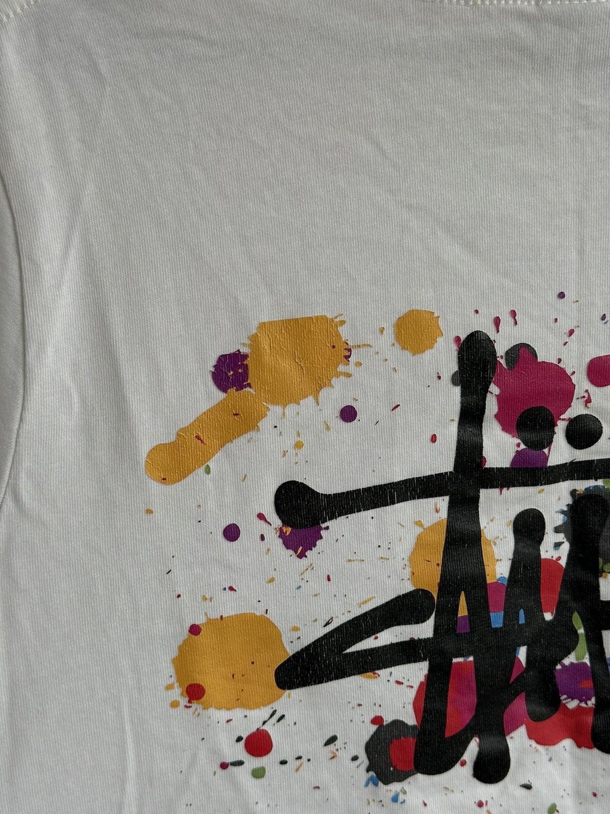 Stussy 🔥VINTAGE STUSSY BIG PAINTED LOGO T-SHIRT🔥 Size US S / EU 44-46 / 1 - 2 Thumbnail