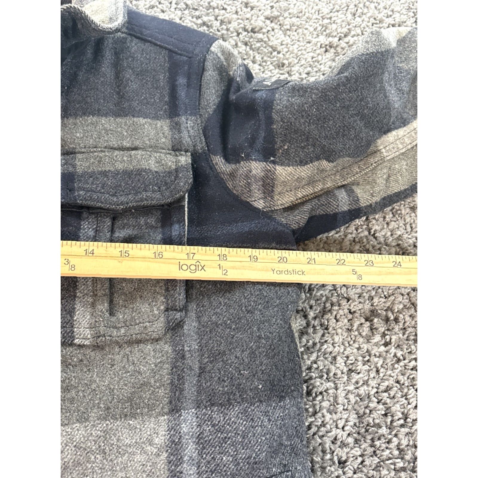 Abercrombie & Fitch Abercrombie & Fitch Men's Wool Plaid Upper Hudson Jacket S Multicolor Lined Zipper Button Regular Jacket Size US S / EU 44-46 / 1 - 3 Thumbnail