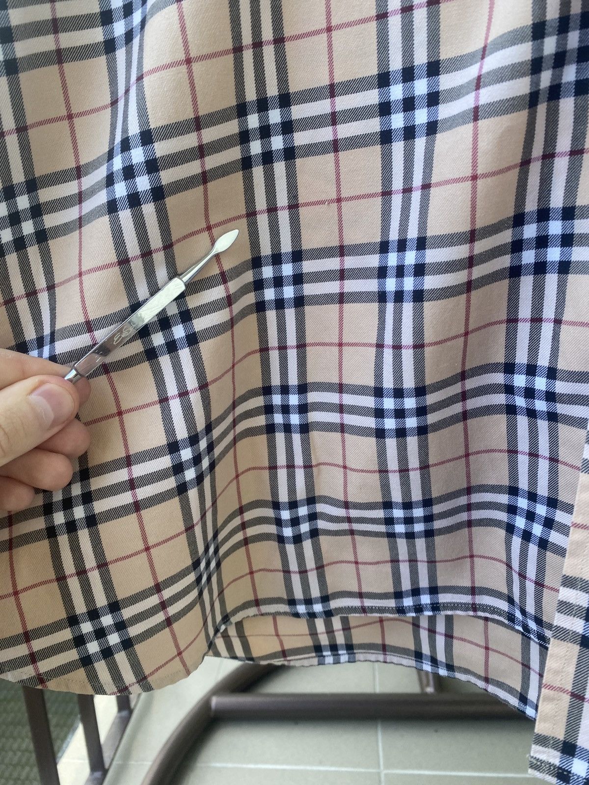 Burberry Luxury fullprint burberry shirt button up Size US XXL / EU 58 / 5 - 9 Thumbnail