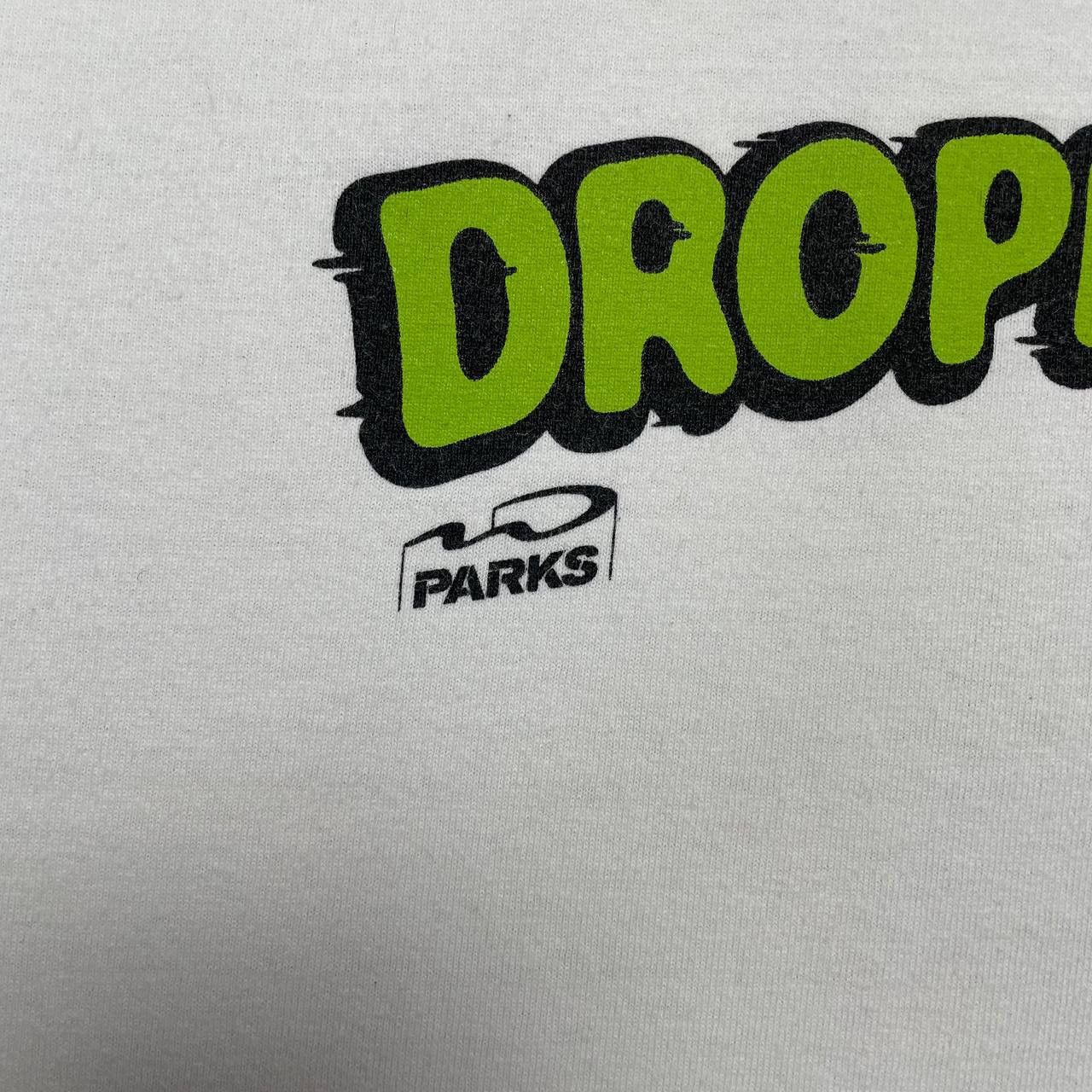 Vintage Vintage 2000s Parks Dropping In Skateboarding T Shirt White Size US L / EU 52-54 / 3 - 10 Thumbnail