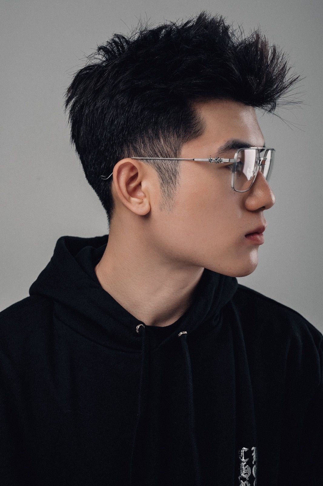 Chrome Hearts CHROME HEARTS MAGNUM II MATTE BLACK/SHINY SILVER GLASSES Size ONE SIZE - 10 Thumbnail