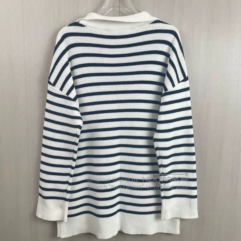 Valentino Valentino Striped V-neck knit sweater Size S / US 4 / IT 40 - 3 Thumbnail