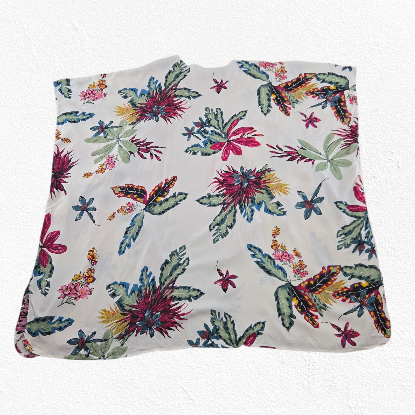Other Tropical Floral Kimono Cardigan Open Front Boho One Size Size ONE SIZE - 8 Thumbnail